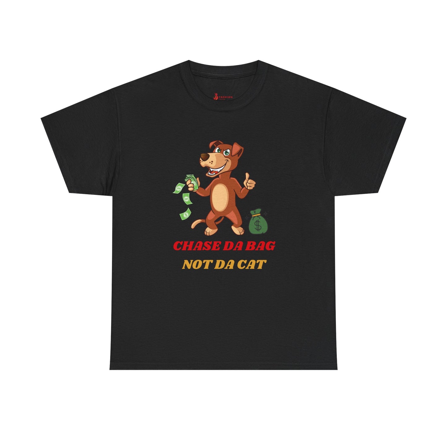 Chase Da Bag Unisex Heavy Cotton Tee - Fun Graphic Tee for Motivated Individuals