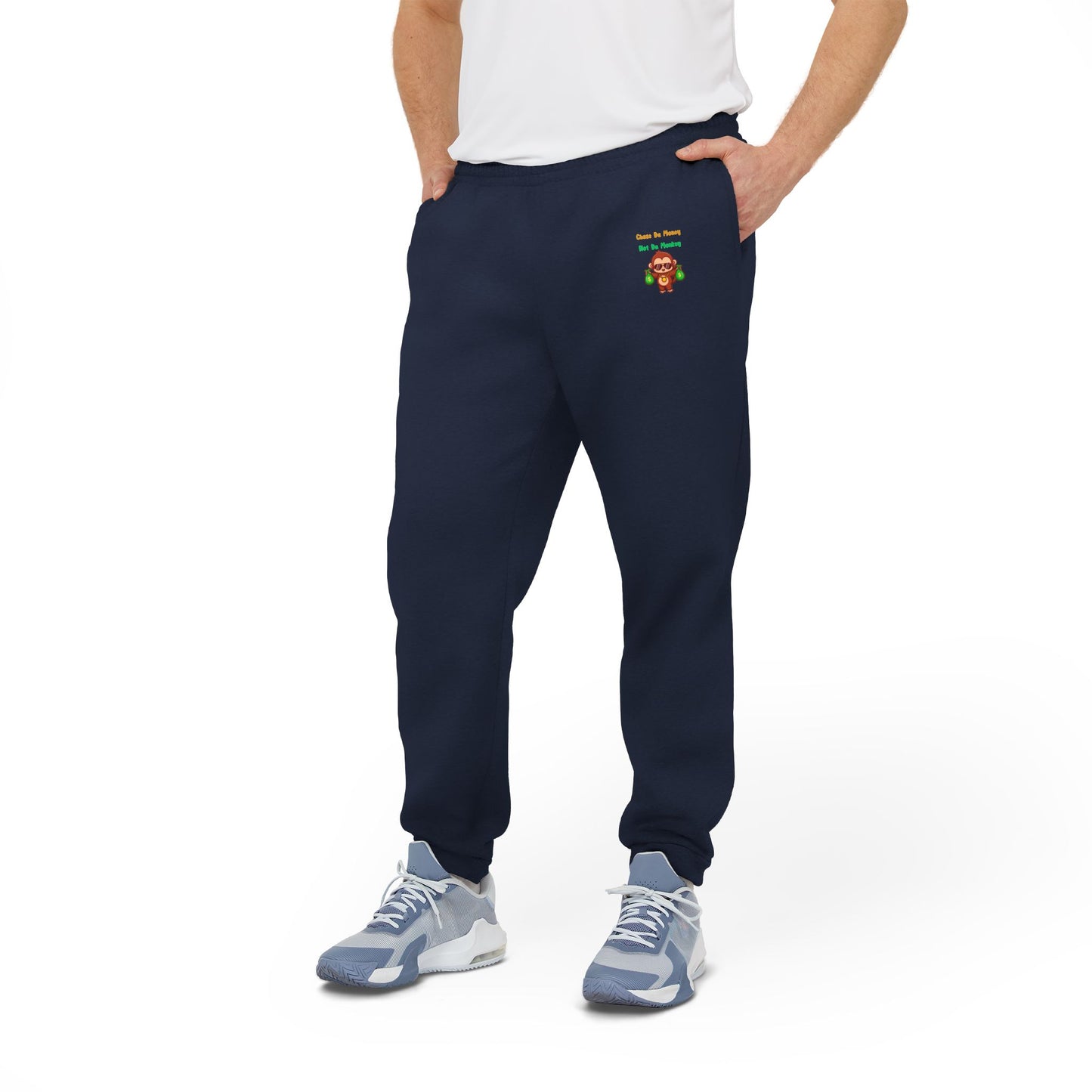 Adidas chase da Money not the mokey joggers