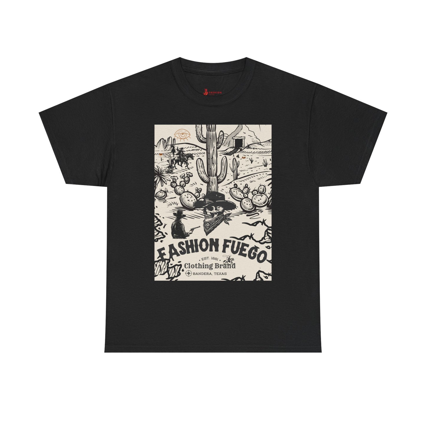 Desert Vibes Unisex Heavy Cotton Tee - Fashion Fuego Graphic T-Shirt