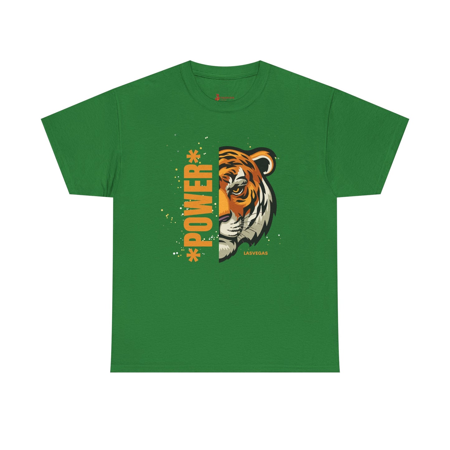 Big cat , Tiger of Casual Unisex Heavy Cotton Tee - Fun Graphics for Everyday Wear