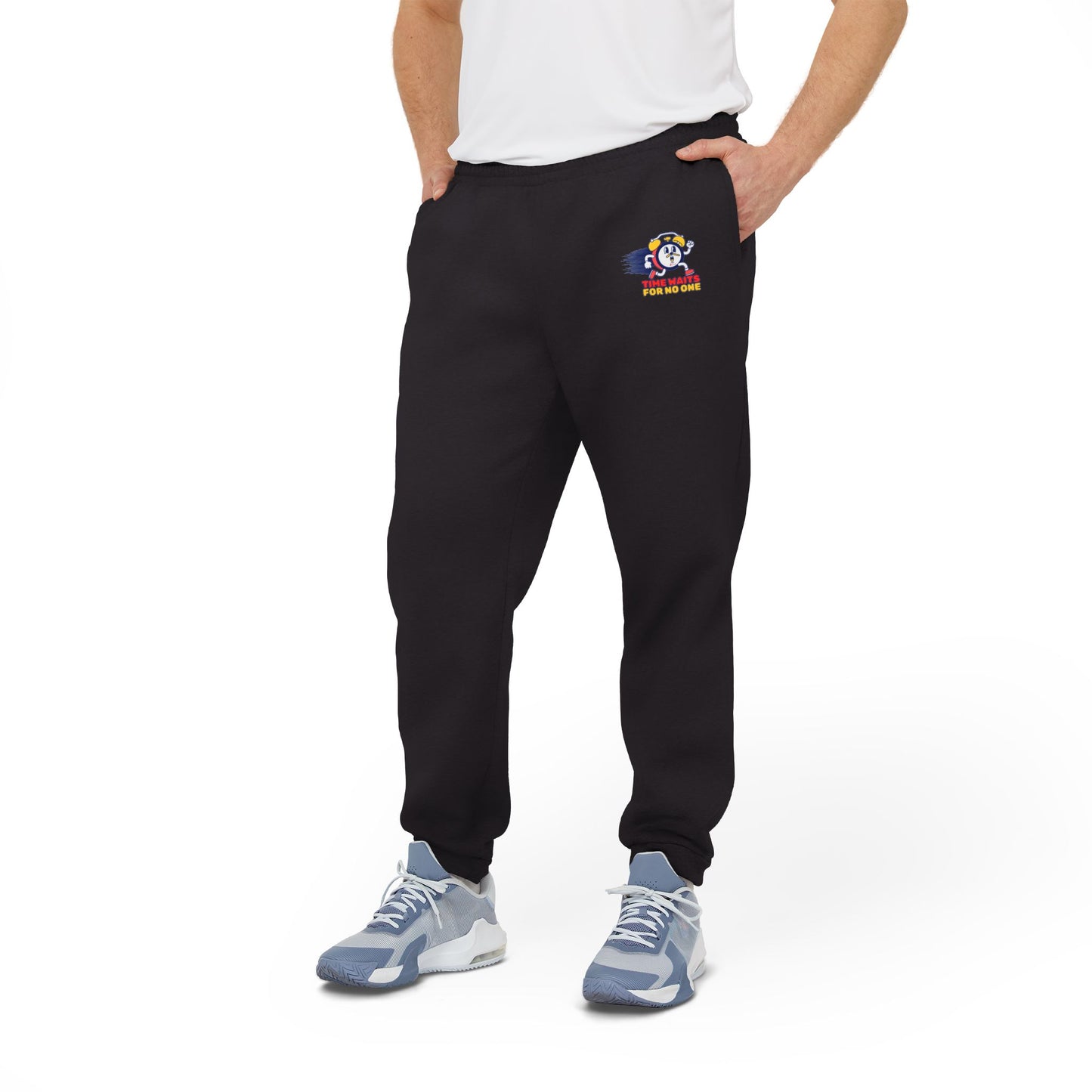 Time waits for no one adidas Unisex Fleece Joggers