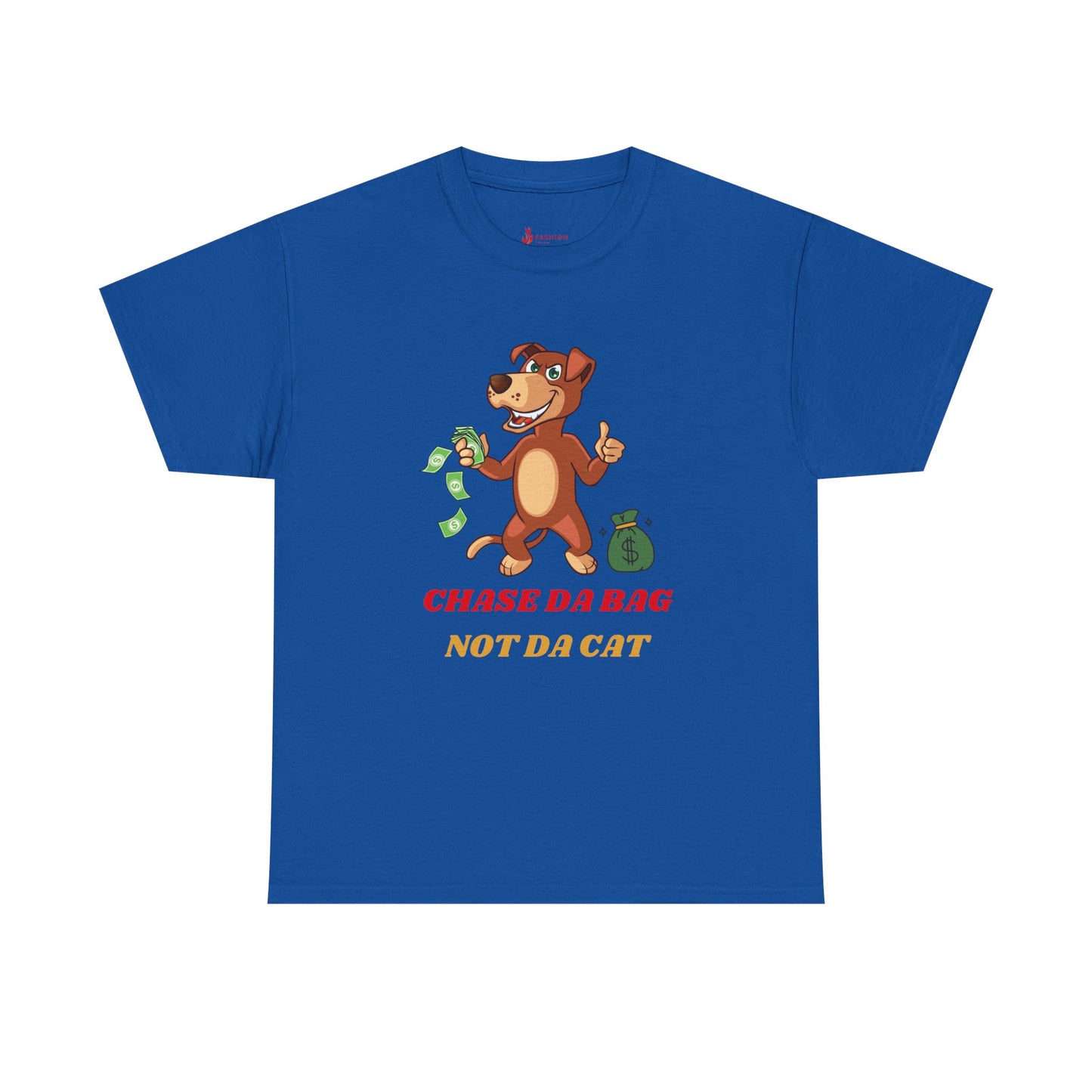 Chase Da Bag Unisex Heavy Cotton Tee - Fun Graphic Tee for Motivated Individuals