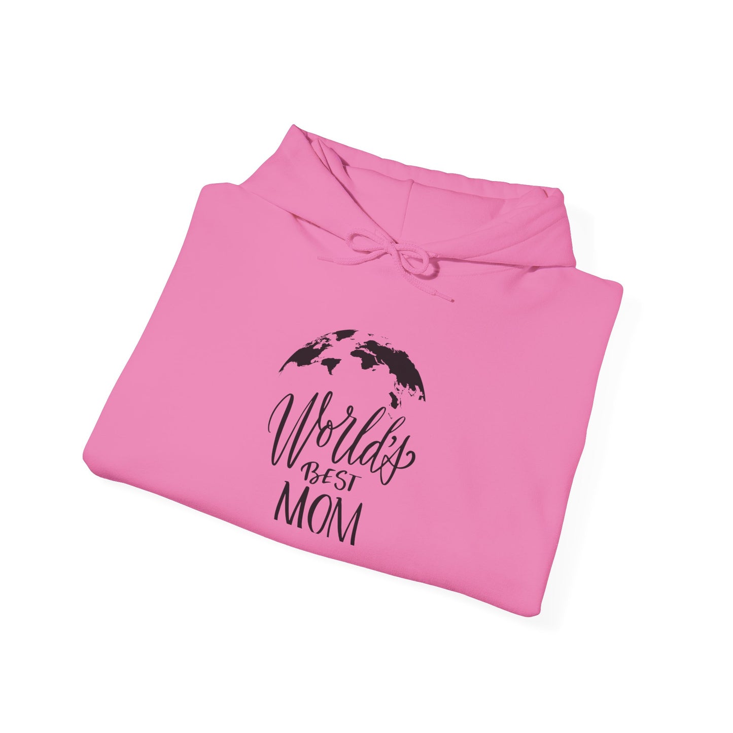 World's Best Mom Hoodie - Cozy Gift for Mother's Day, Birthdays, Family Gatherings, Casual Wear, Comfy Sweatshirt