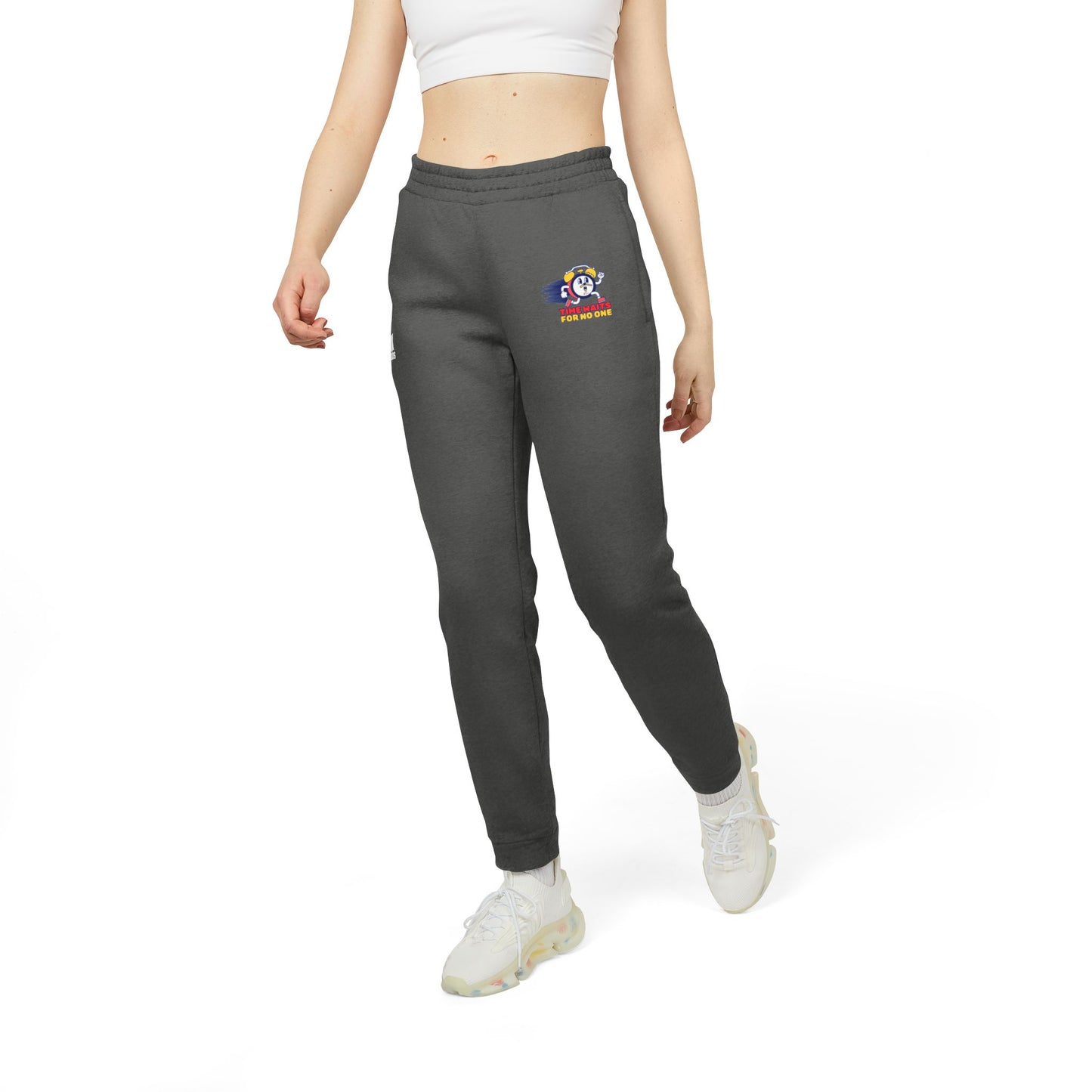 Time waits for no one adidas Unisex Fleece Joggers