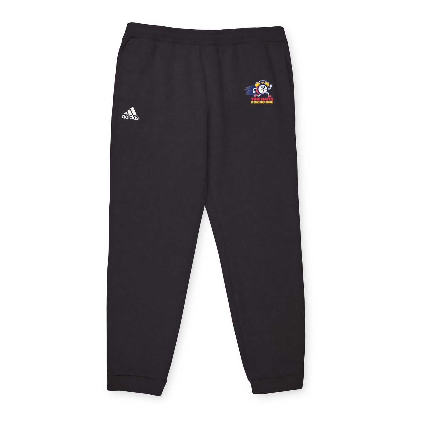Time waits for no one adidas Unisex Fleece Joggers