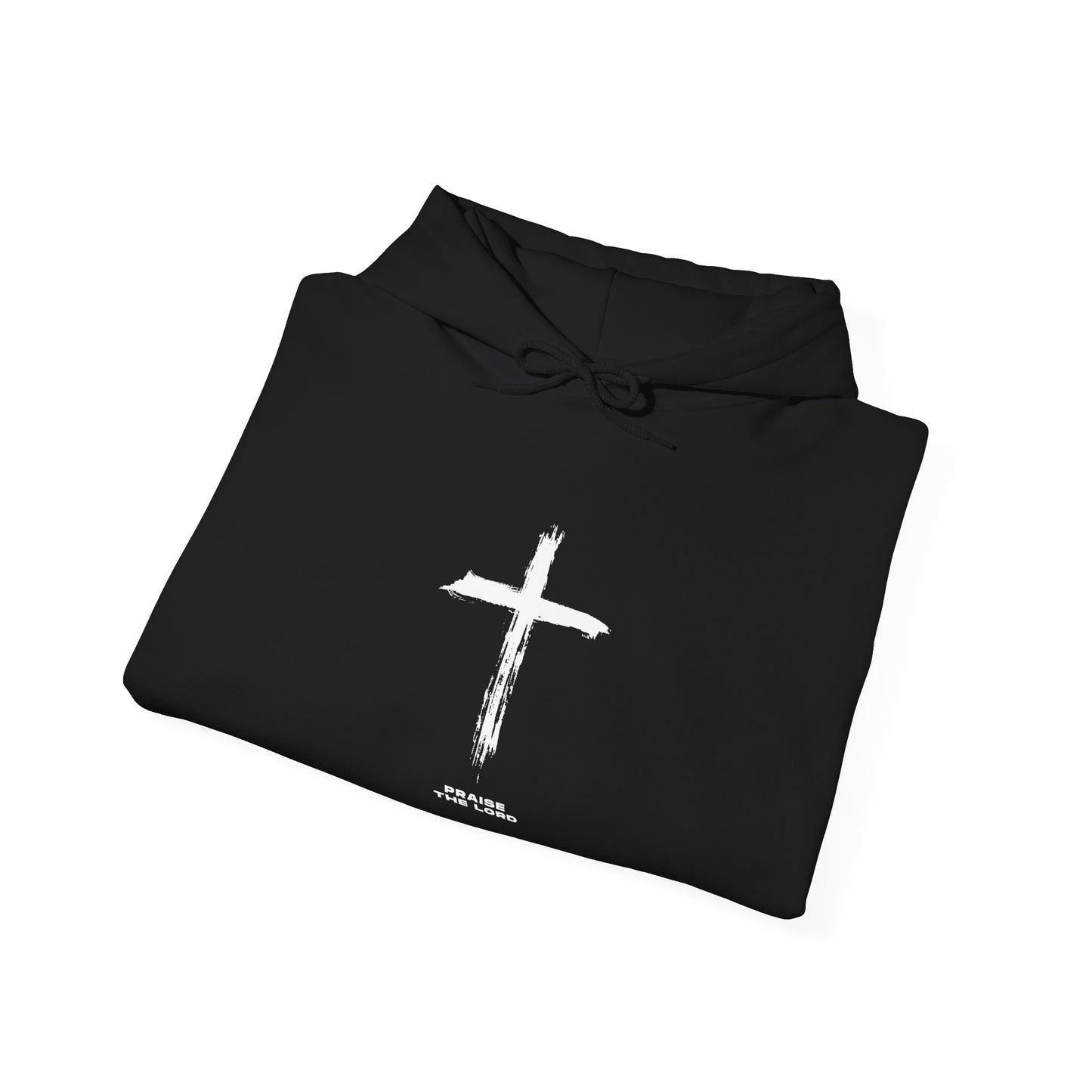 Faith-Inspired Unisex Heavy Blend™ Hooded Sweatshirt – Pray Work Trust God