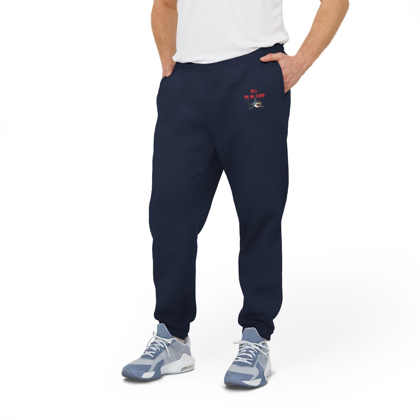 Fleece Joggers - Kill or be Food Shark Sweat Pant Design
