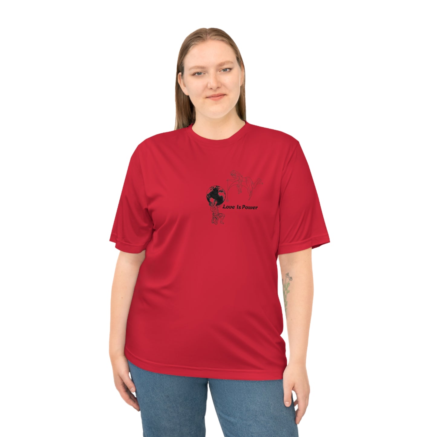 Love is power summer love  tee active wear .. Forever Tee
