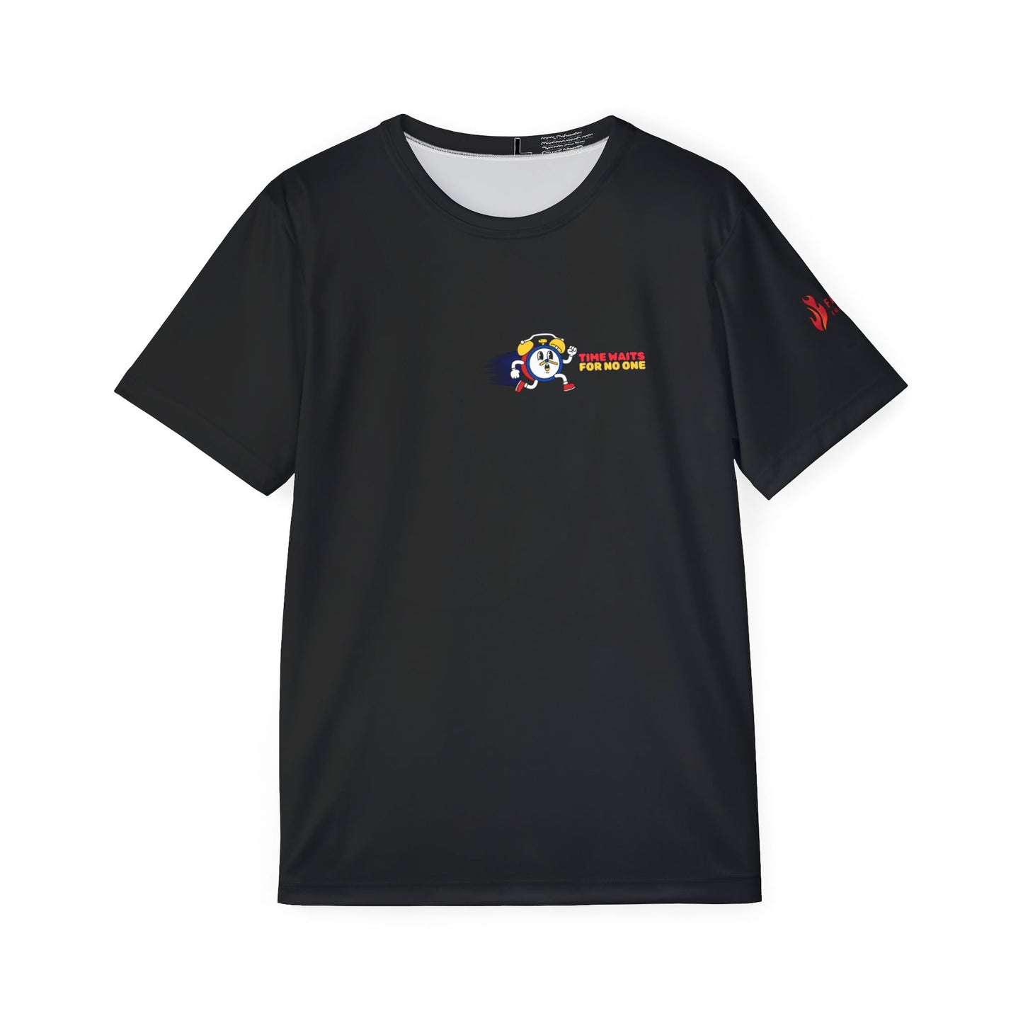 Time Waits For No One- Athletic Shirt  Sports Events, Workouts and Gifts