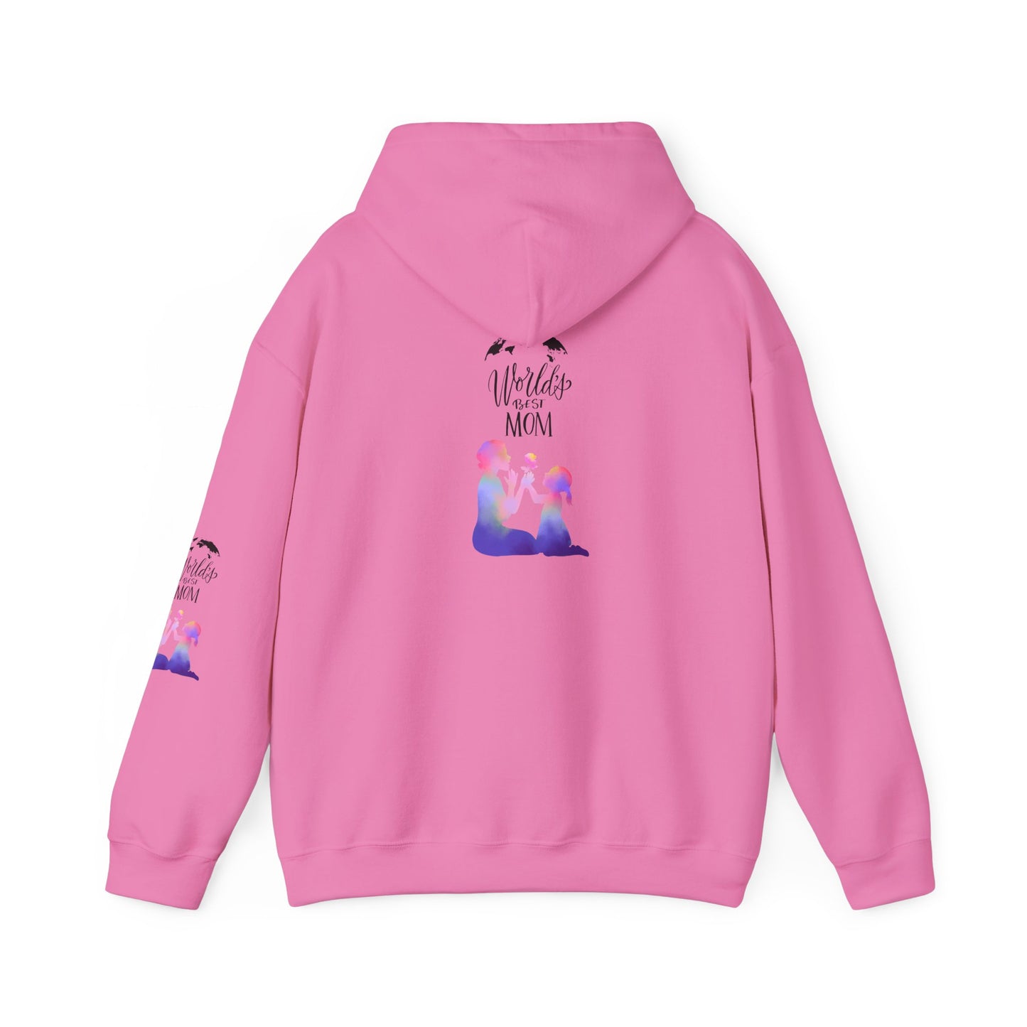 World's Best Mom Hoodie - Cozy Gift for Mother's Day, Birthdays, Family Gatherings, Casual Wear, Comfy Sweatshirt