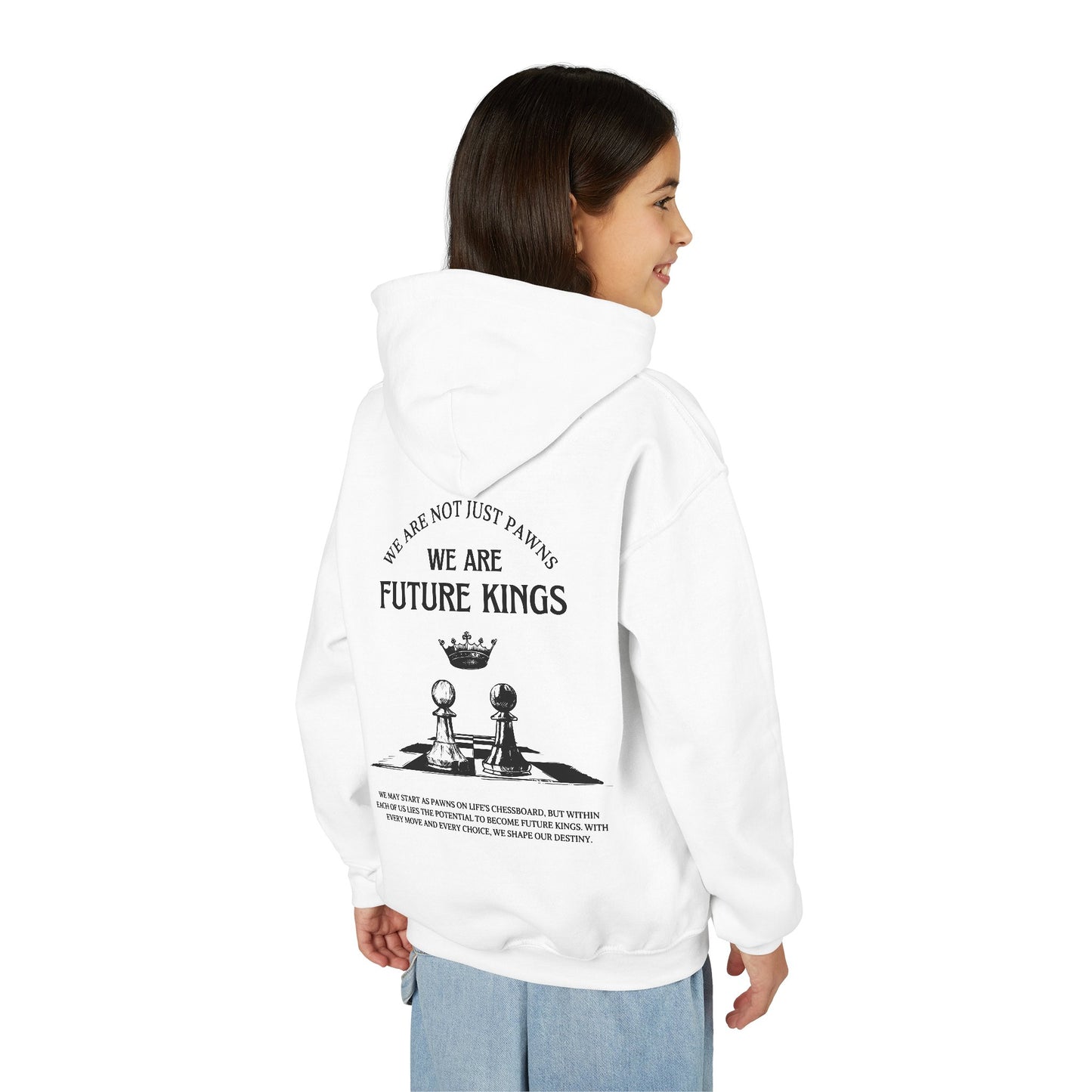 Future Kings Youth Hoodie - Empowering Sweatshirt for Young Leaders, Perfect for Birthdays, Casual Wear, Gifts, and Celebrations