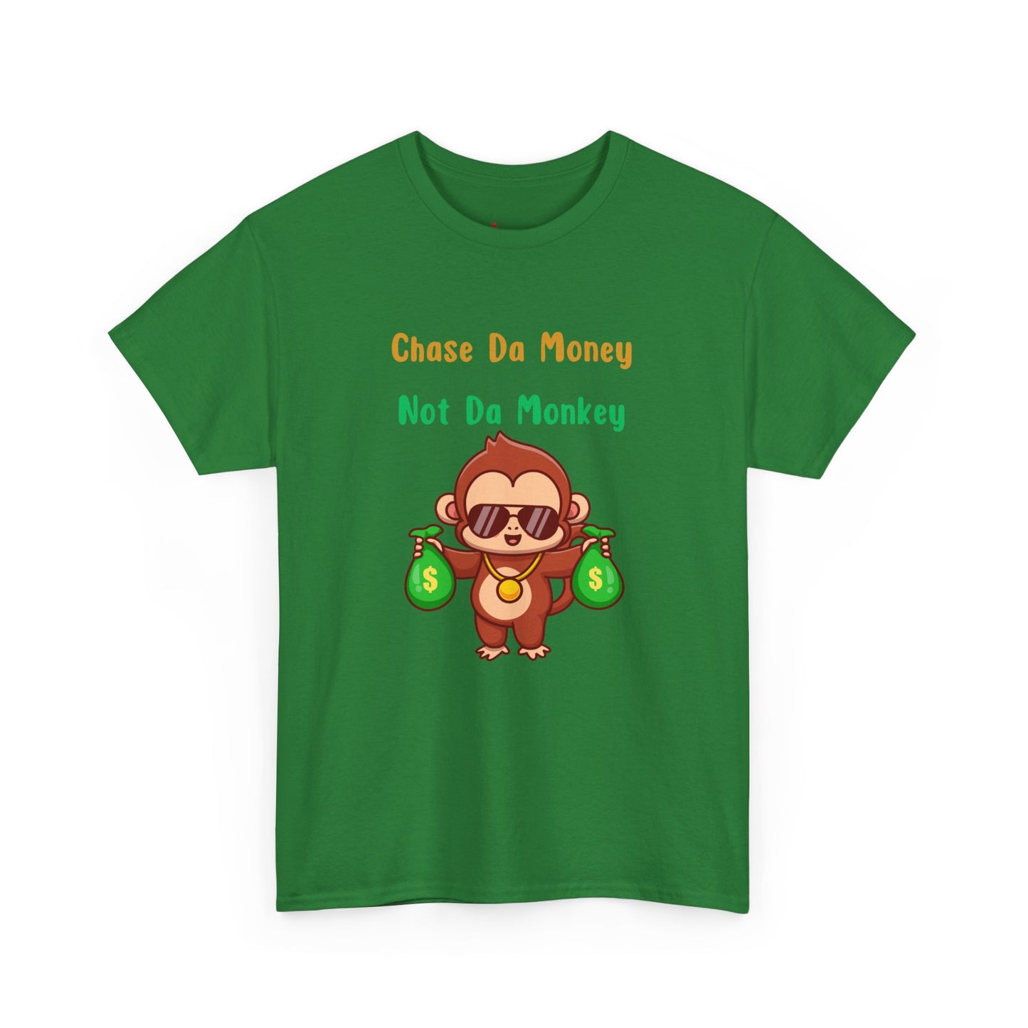 Chase Da Money Unisex Heavy Cotton Tee - Fun & Playful Graphic Shirt