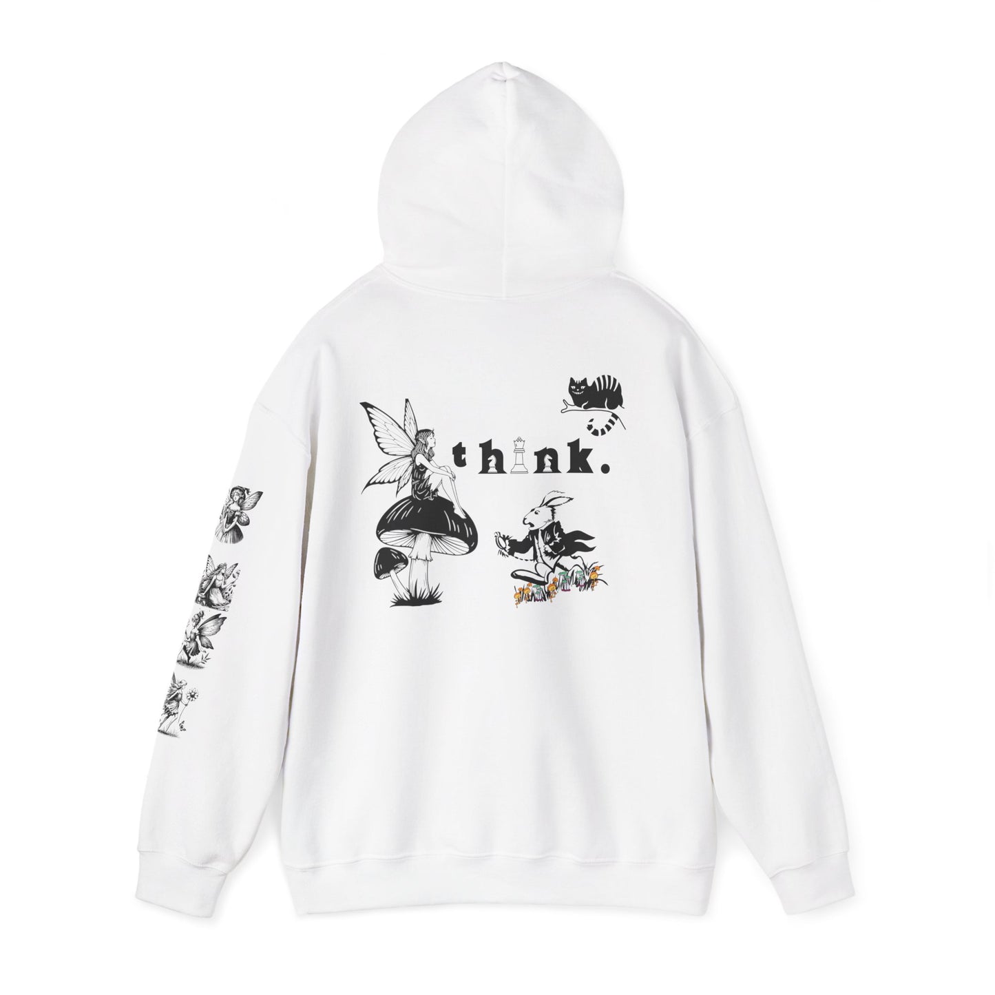 Fairy-Inspired Unisex Hoodie - Cozy Fantasy Sweatshirt, Gift for Dreamers, Magical Apparel for Festivals, Artsy Halloween Wear
