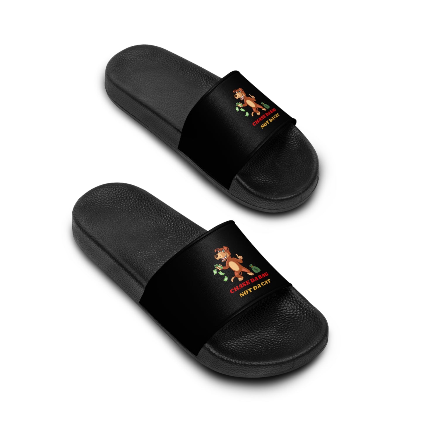 Chase da bag, not da cat Men's Slide Sandals