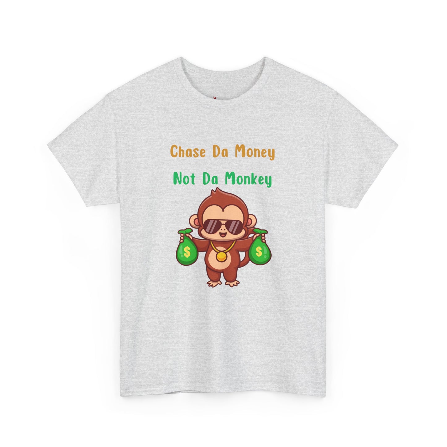 Chase Da Money Unisex Heavy Cotton Tee - Fun & Playful Graphic Shirt