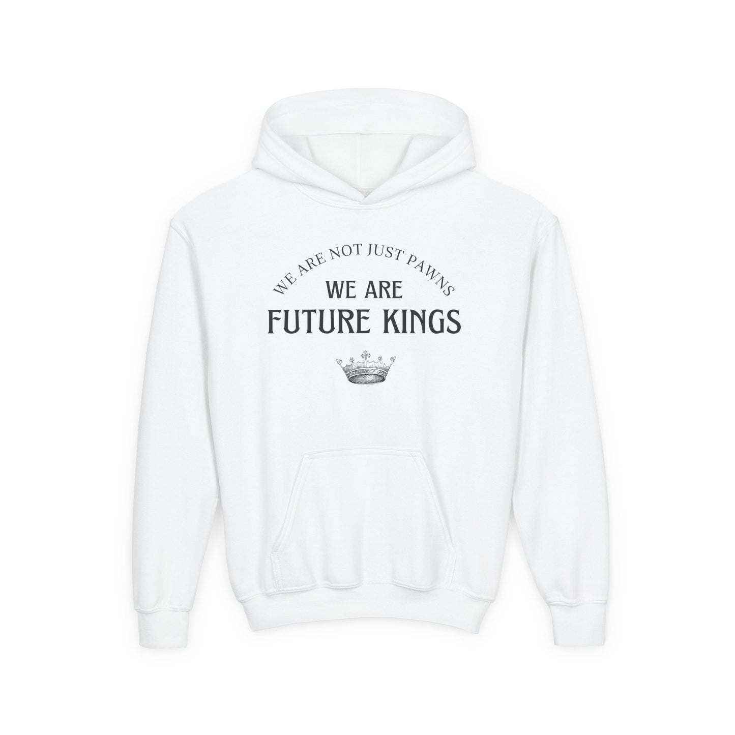 Future Kings Youth Hoodie - Empowering Sweatshirt for Young Leaders, Perfect for Birthdays, Casual Wear, Gifts, and Celebrations