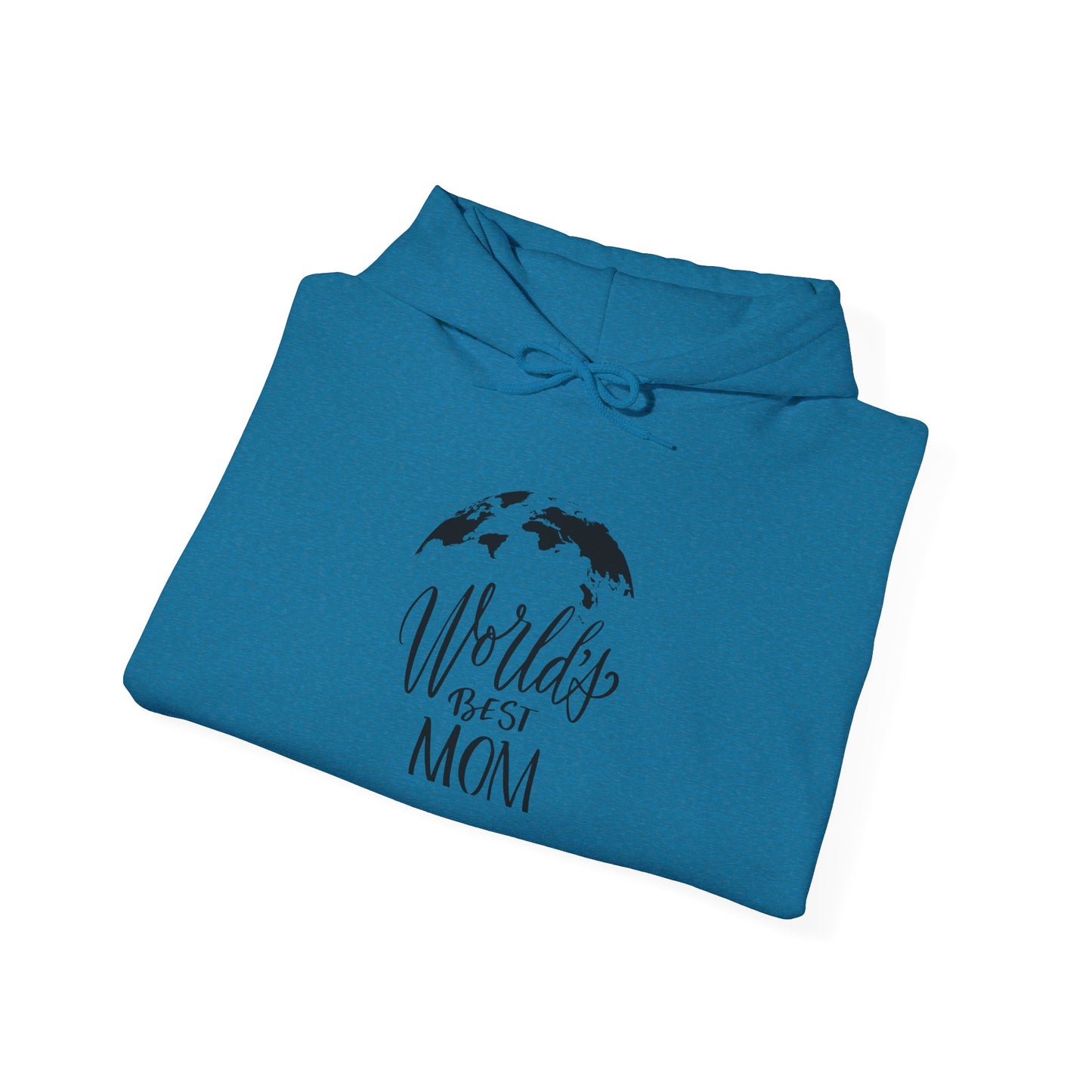 World's Best Mom Hoodie - Cozy Gift for Mother's Day, Birthdays, Family Gatherings, Casual Wear, Comfy Sweatshirt