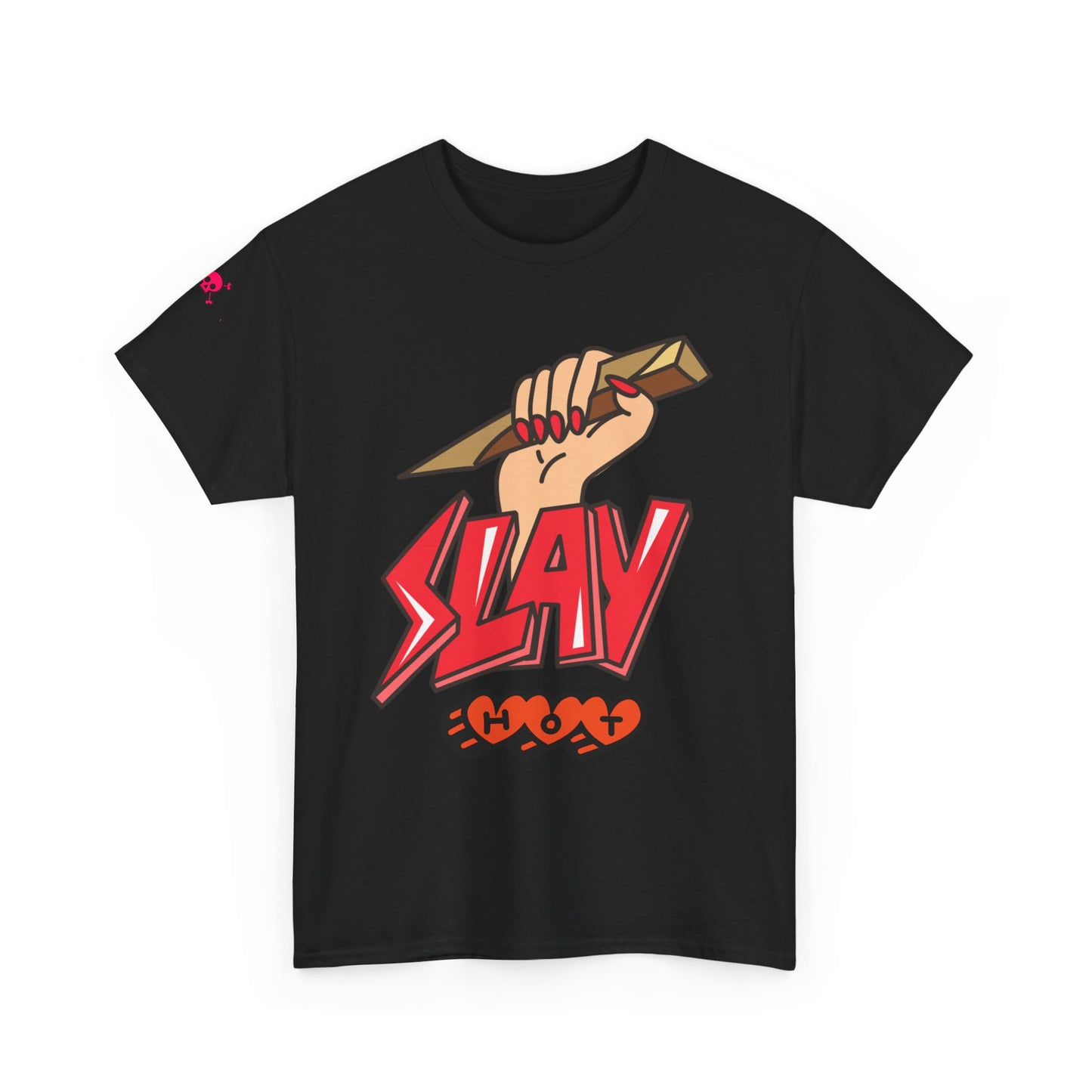 Slay Graphic Unisex Heavy Cotton Tee | Bold Statement Shirt, Casual Wear, Trendy Outfit, Gift for Her, Streetwear Style