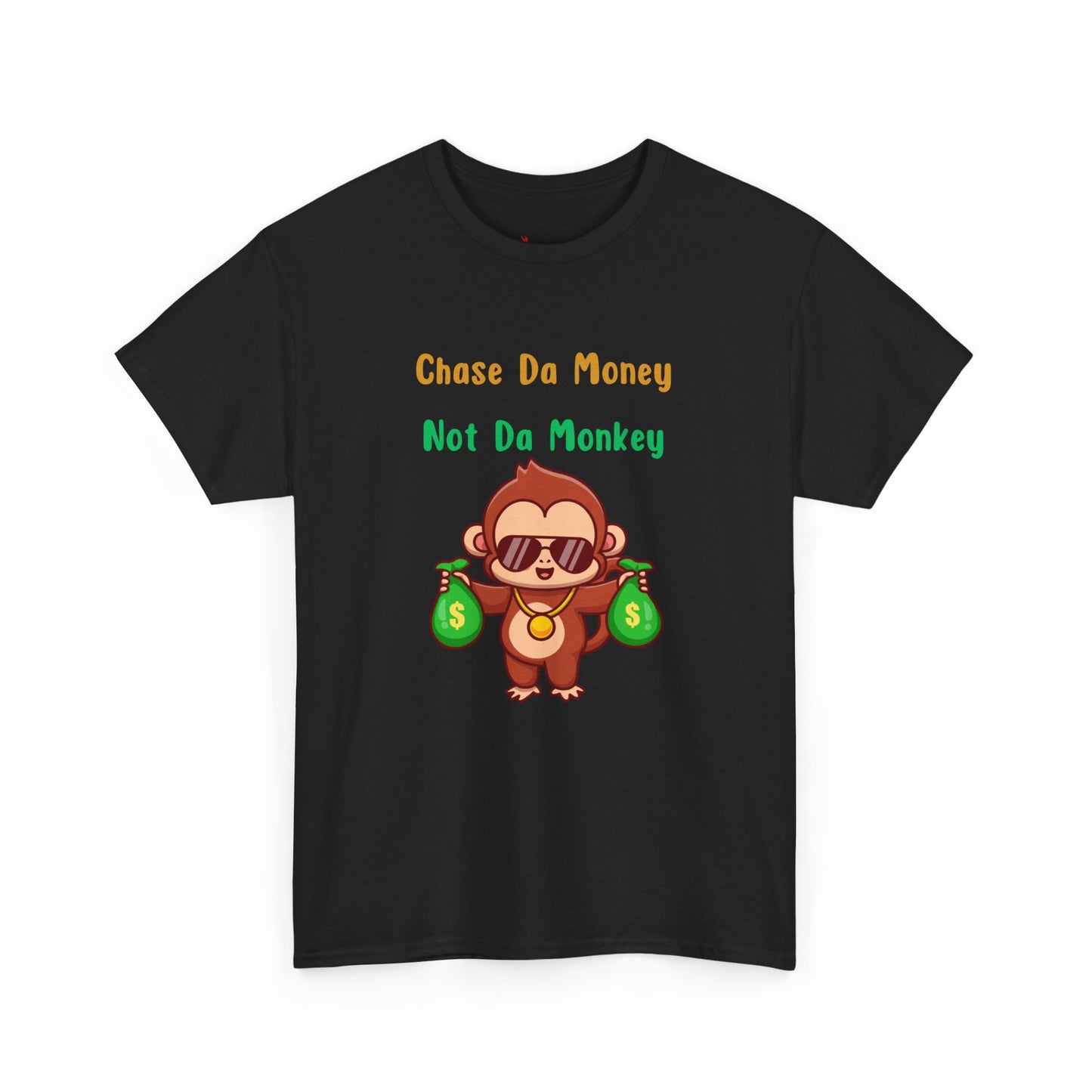 Chase Da Money Unisex Heavy Cotton Tee - Fun & Playful Graphic Shirt