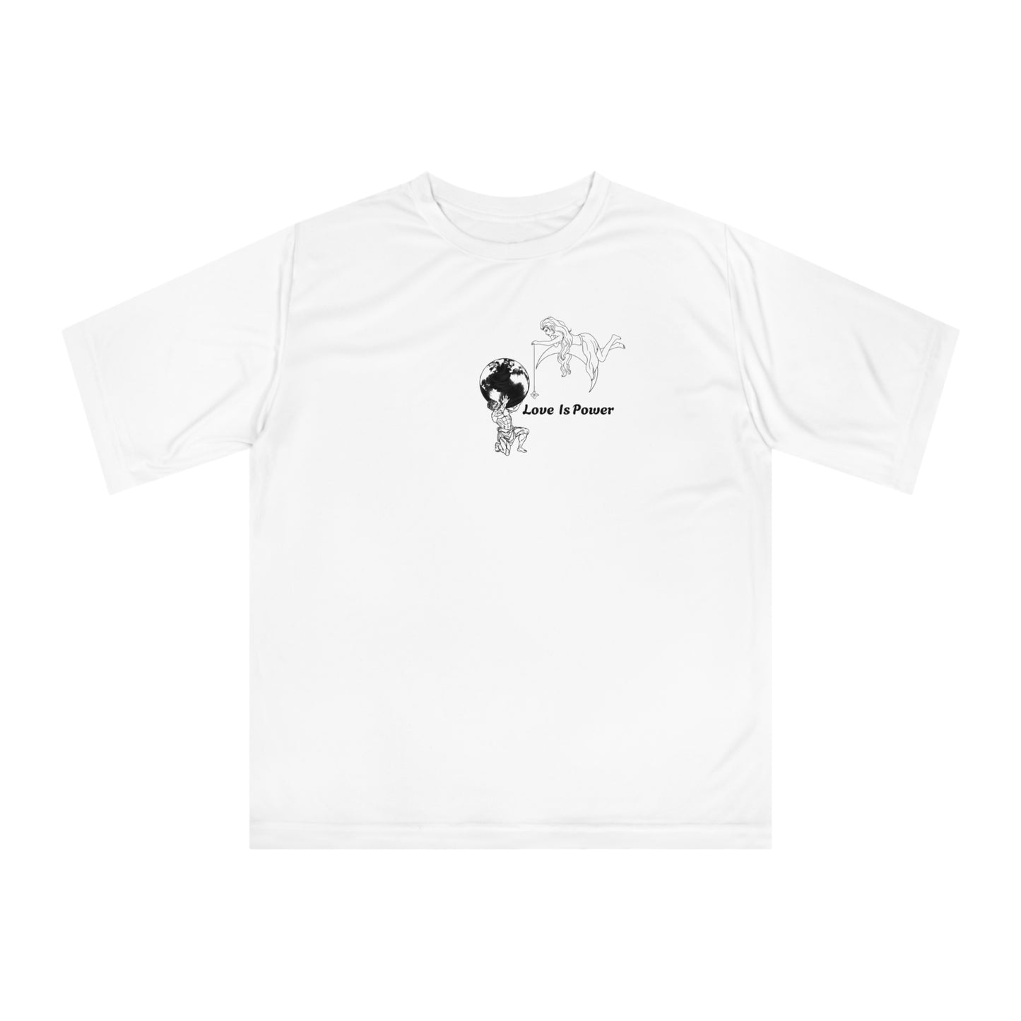 Love is power summer tee active wear ..