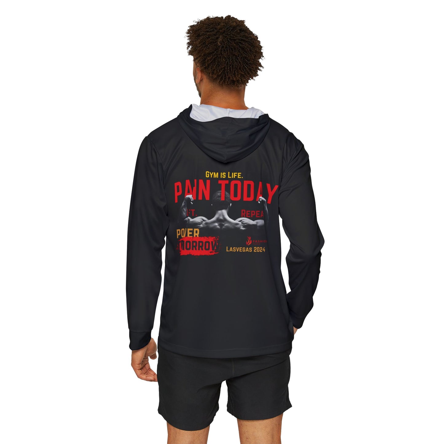 Men's Gym Warmup Hoodie - Train to Be Fit | Sports Hoodie, Fitness Wear, Workout Apparel, Activewear, Gym Gear, Motivation Gear