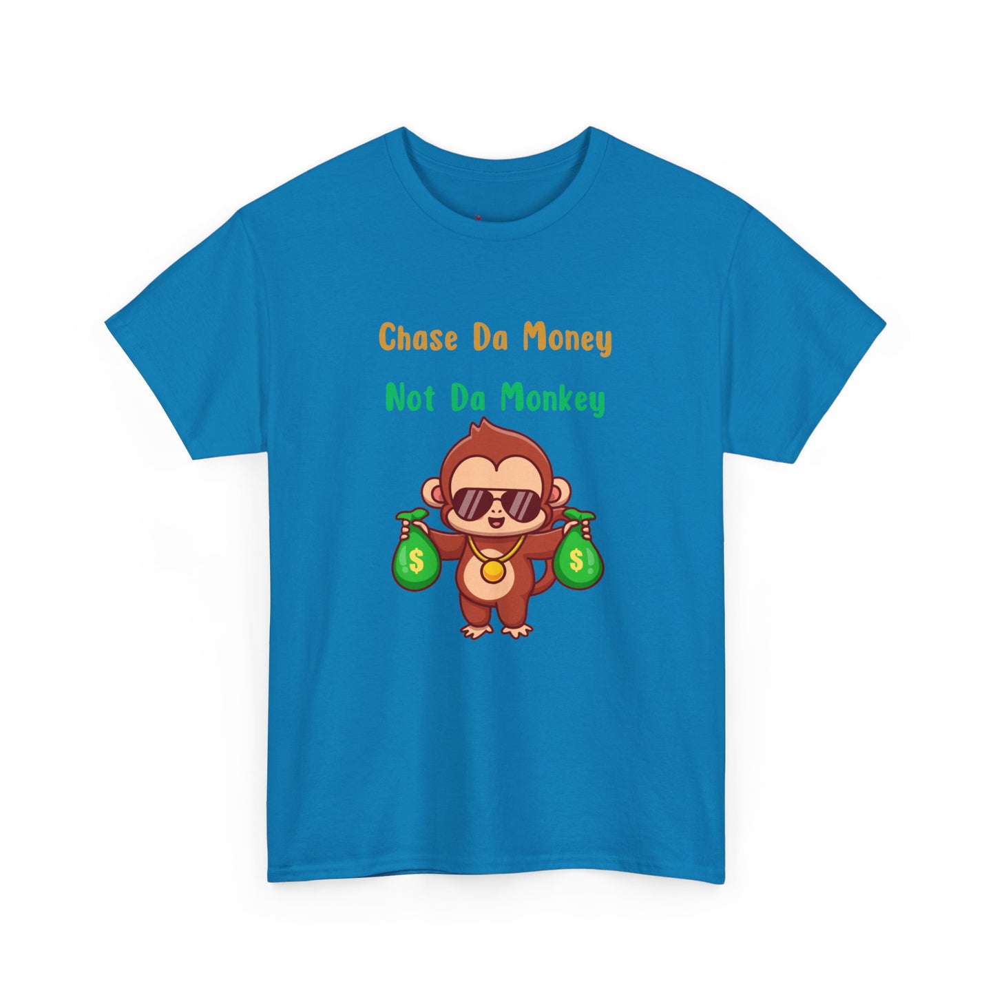 Chase Da Money Unisex Heavy Cotton Tee - Fun & Playful Graphic Shirt