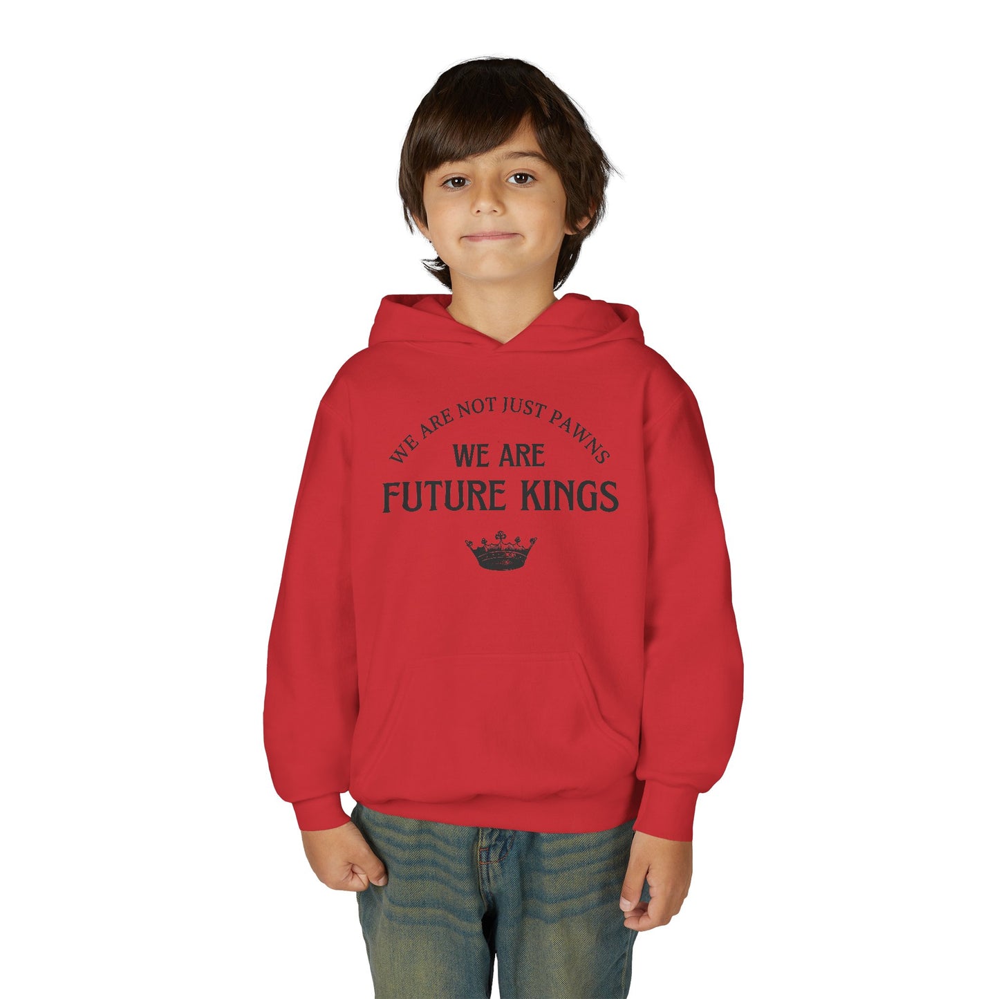 Future Kings Youth Hoodie - Empowering Sweatshirt for Young Leaders, Perfect for Birthdays, Casual Wear, Gifts, and Celebrations