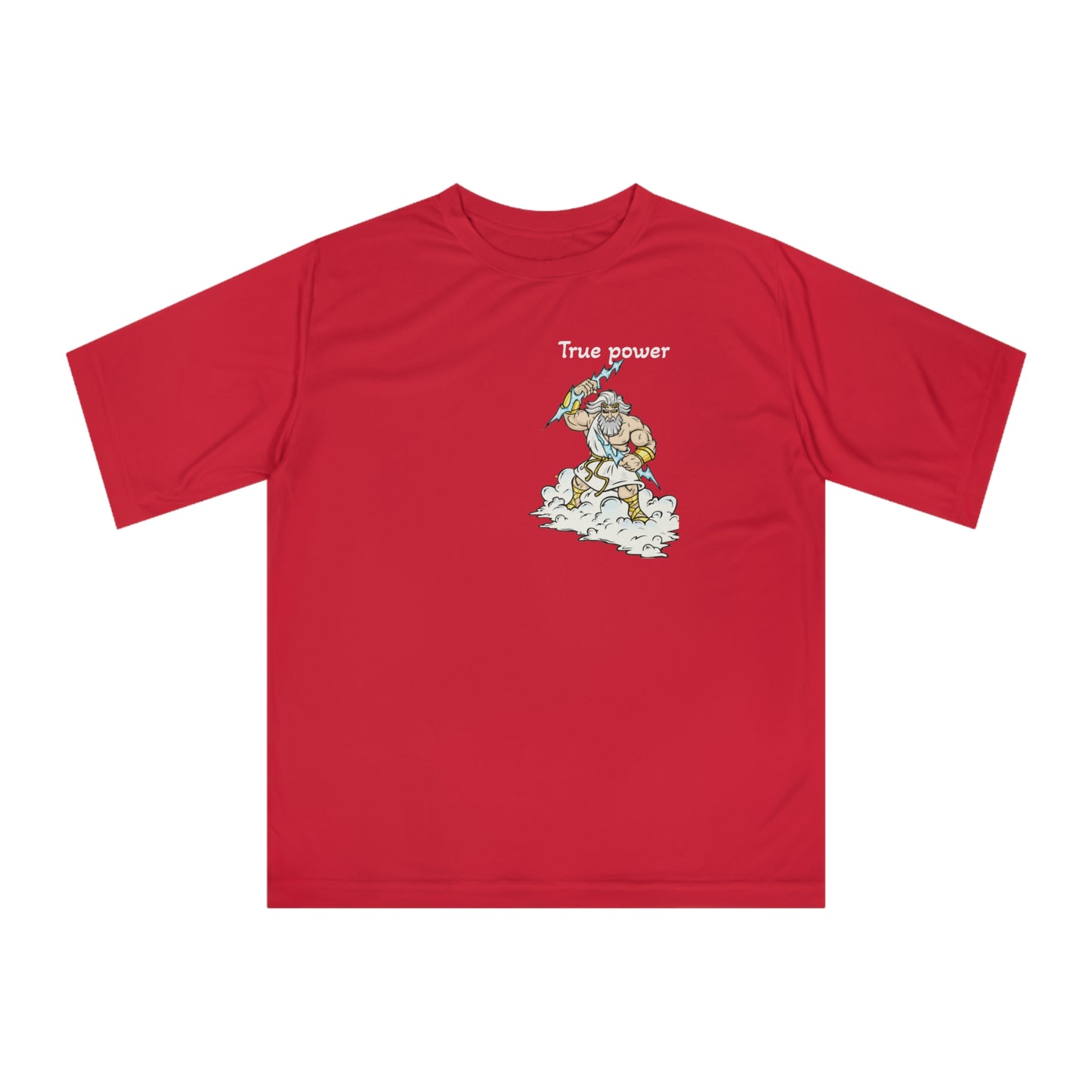 true power Performance T-Shirt - Empowering God cloud Wave Design