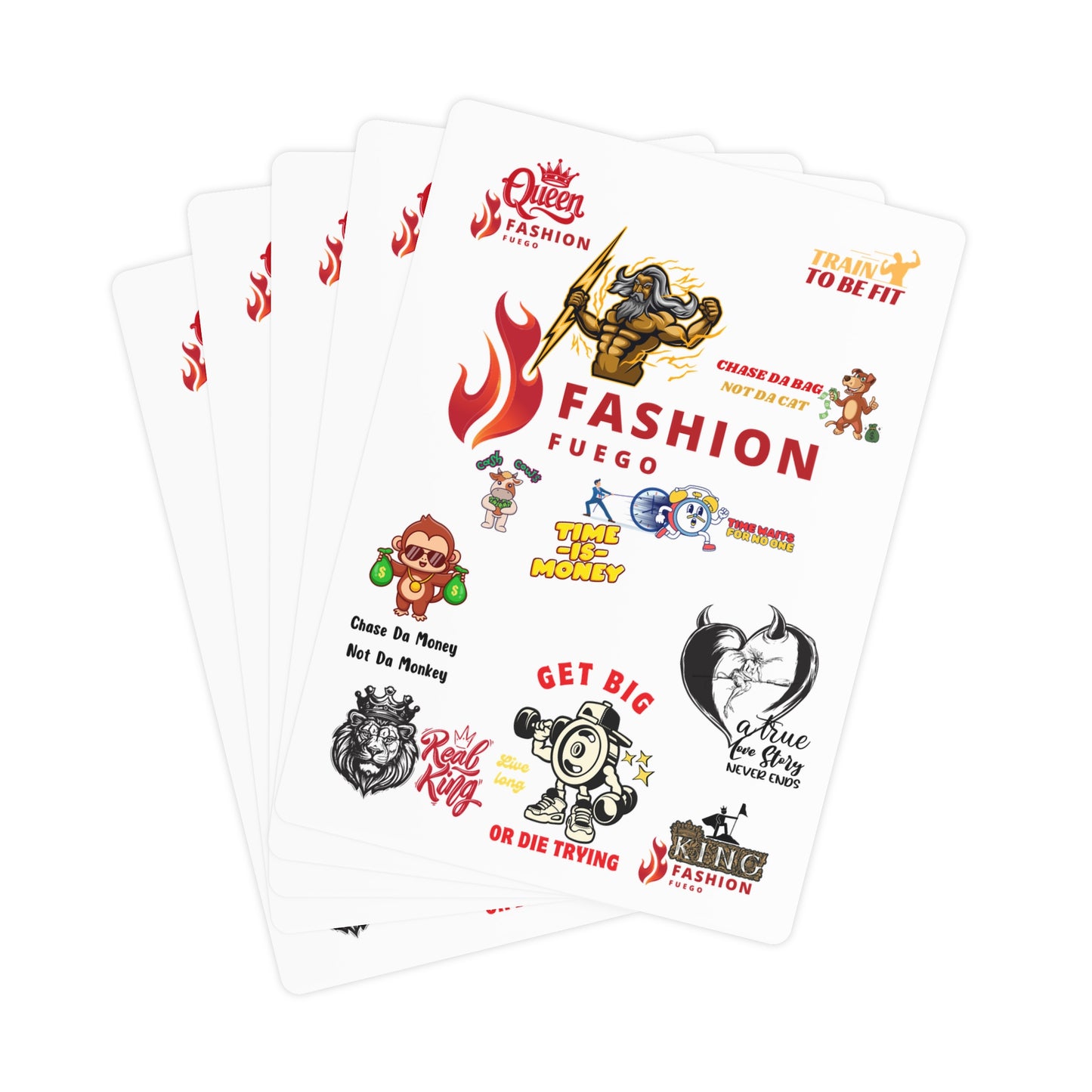 Custom Poker Cards with Fun Designs, Playing Cards for Game Night, Unique Gifts for Gamers, Poker Night Accessories, Casino Themed Decor
