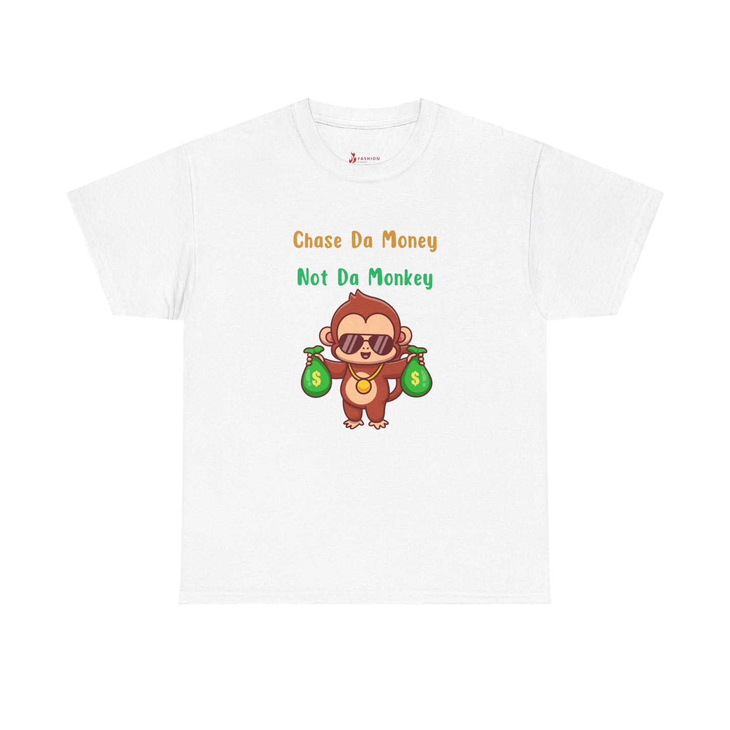 Chase Da Money Unisex Heavy Cotton Tee - Fun & Playful Graphic Shirt