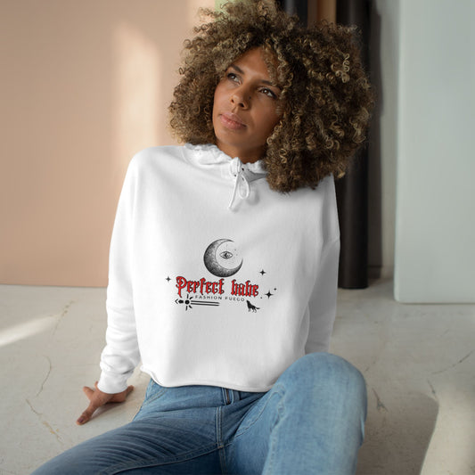 Perfect Babe Crop Hoodie, Trendy Sweatshirt, Stylish Hoodie, Gifts for Her, Casual Wear, Astrology Aesthetic