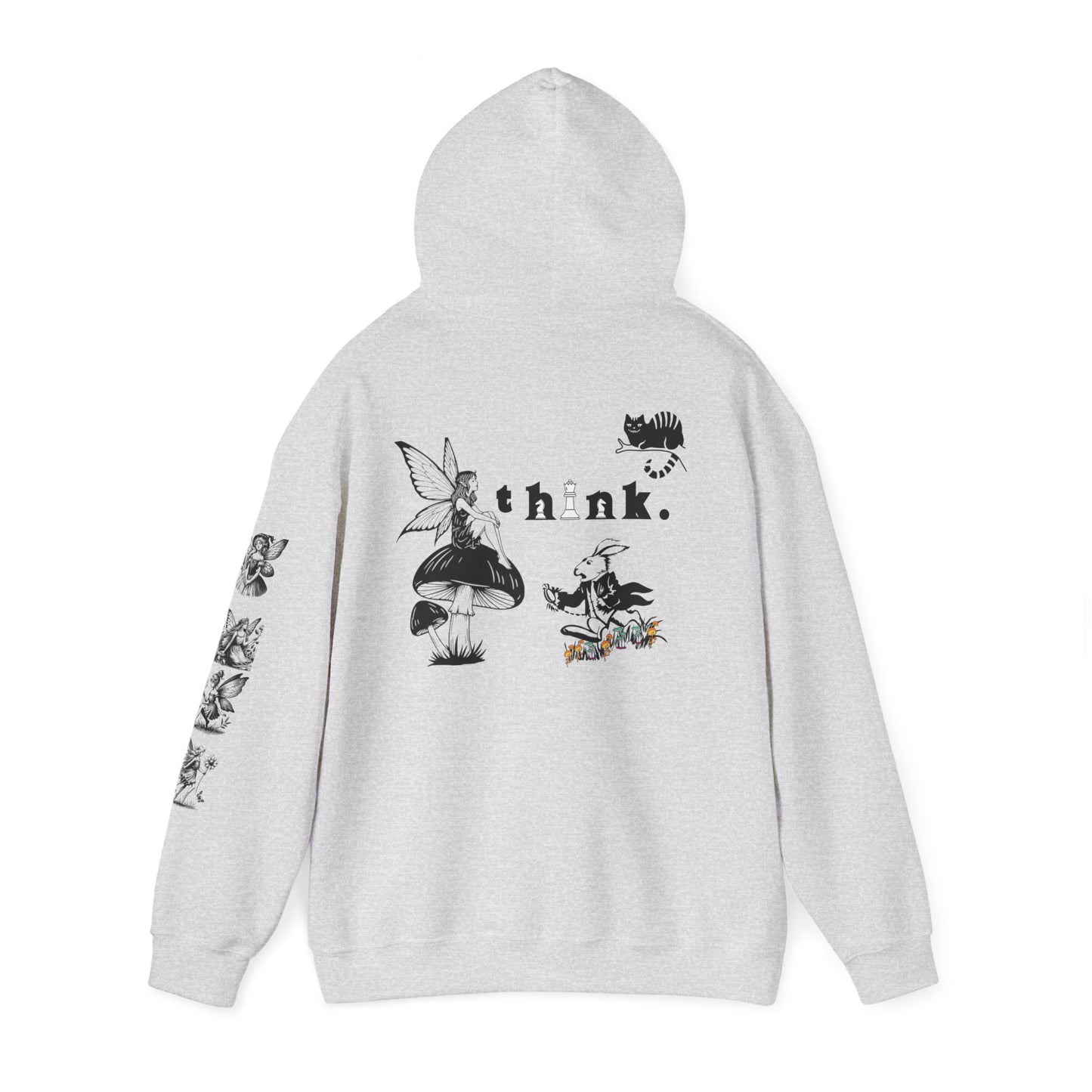 Fairy-Inspired Unisex Hoodie - Cozy Fantasy Sweatshirt, Gift for Dreamers, Magical Apparel for Festivals, Artsy Halloween Wear