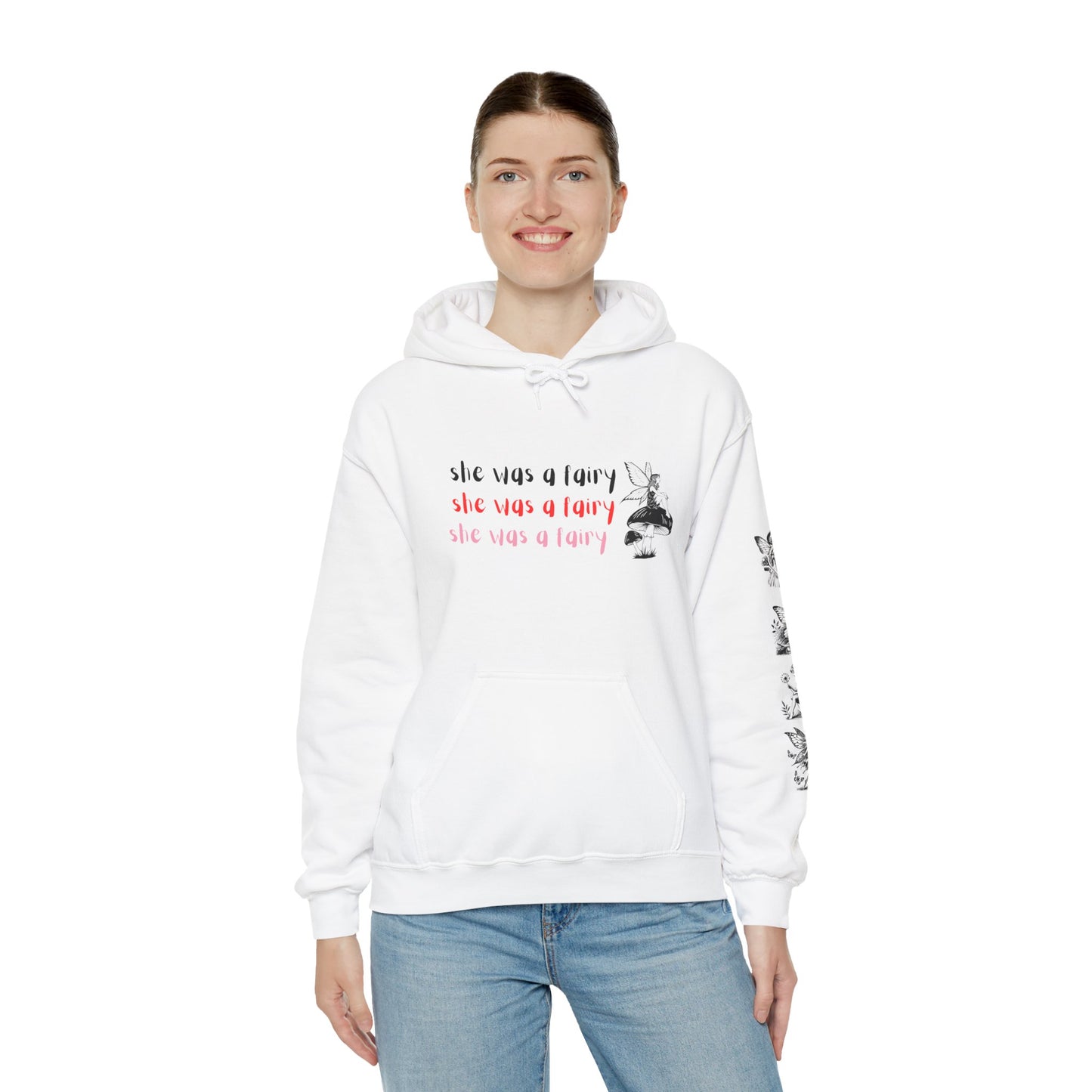 Fairy-Inspired Unisex Hoodie - Cozy Fantasy Sweatshirt, Gift for Dreamers, Magical Apparel for Festivals, Artsy Halloween Wear