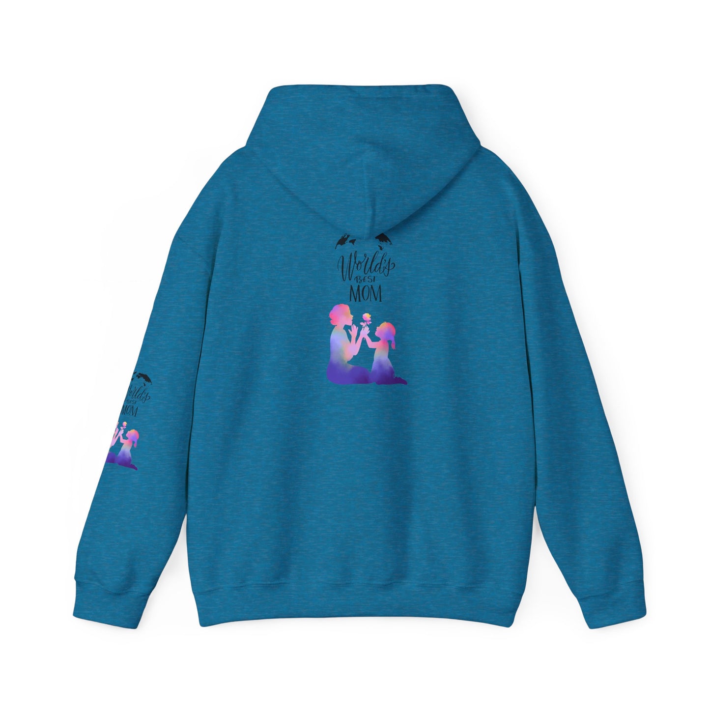 World's Best Mom Hoodie - Cozy Gift for Mother's Day, Birthdays, Family Gatherings, Casual Wear, Comfy Sweatshirt