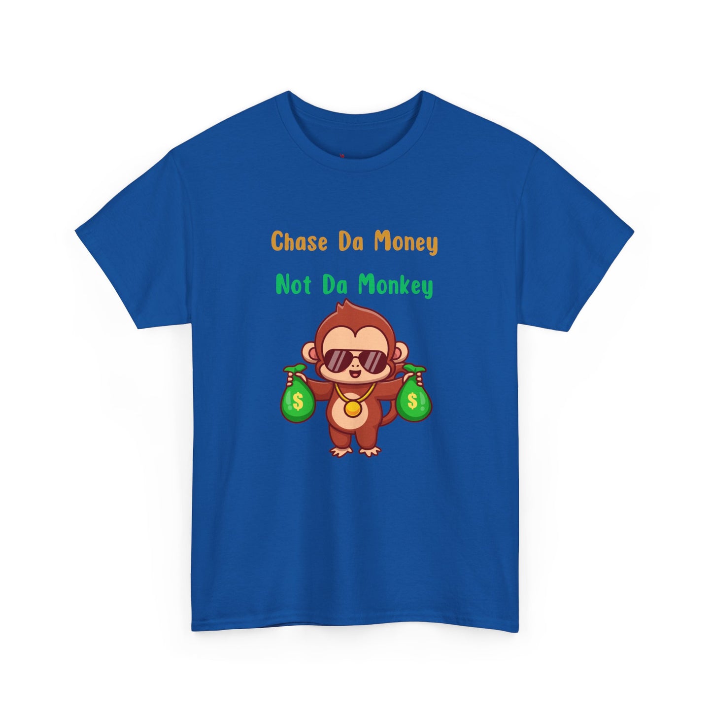Chase Da Money Unisex Heavy Cotton Tee - Fun & Playful Graphic Shirt