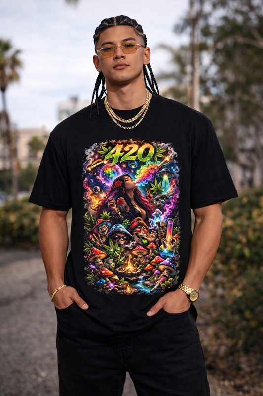 4/20Fuego  Adios World Tee