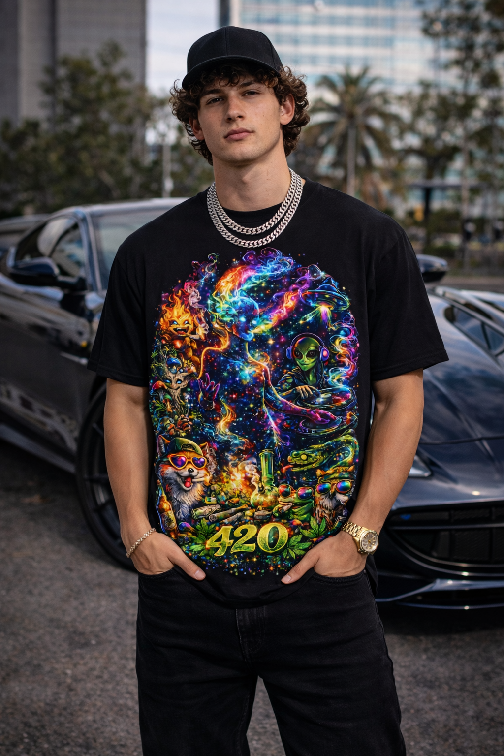 4/20Fuego Out if this world Tee