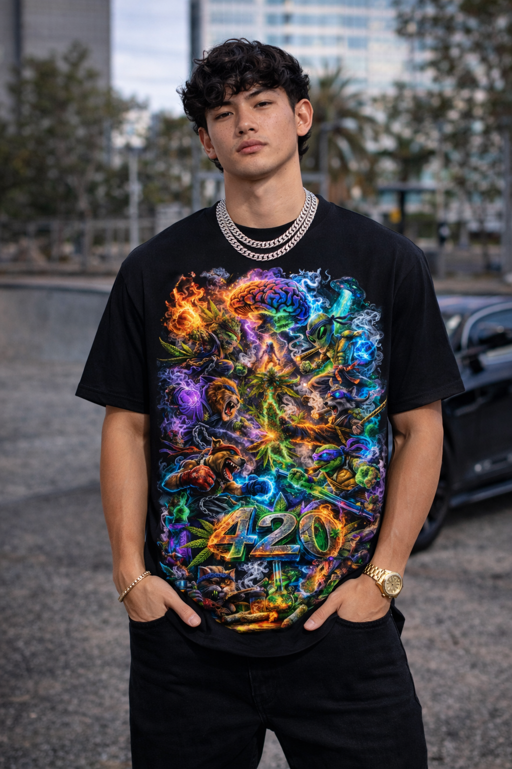 4/20Fuego Dont Fight The High Tee