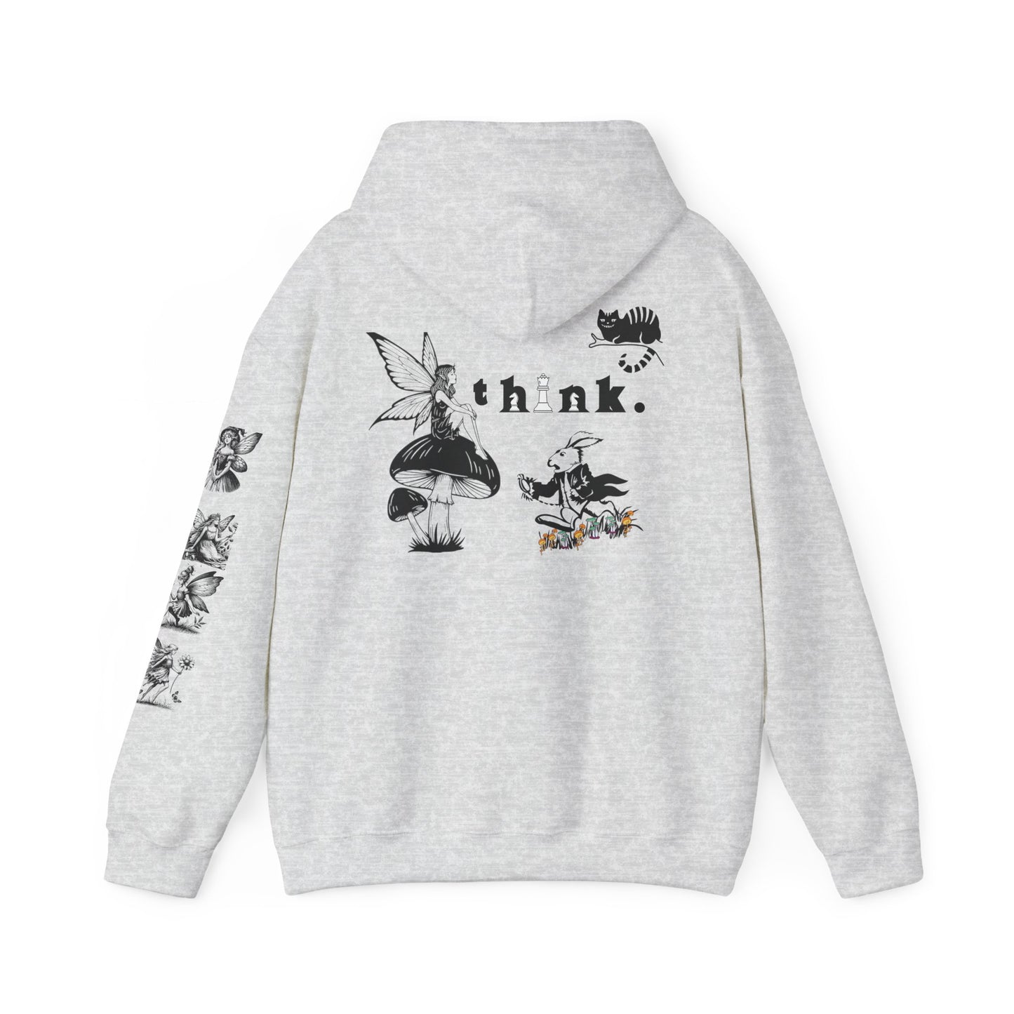 Fairy-Inspired Unisex Hoodie - Cozy Fantasy Sweatshirt, Gift for Dreamers, Magical Apparel for Festivals, Artsy Halloween Wear