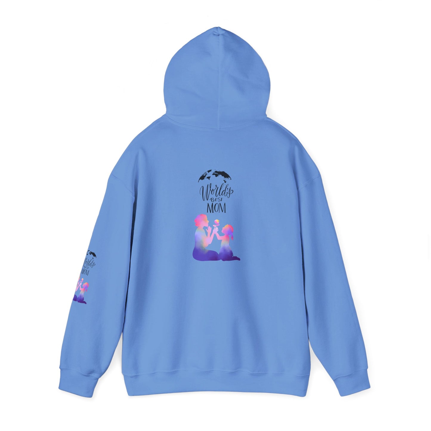 World's Best Mom Hoodie - Cozy Gift for Mother's Day, Birthdays, Family Gatherings, Casual Wear, Comfy Sweatshirt