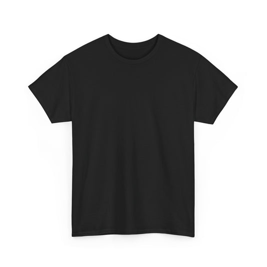 Blank Black/white/red Gildan Heavy Cotton Tee