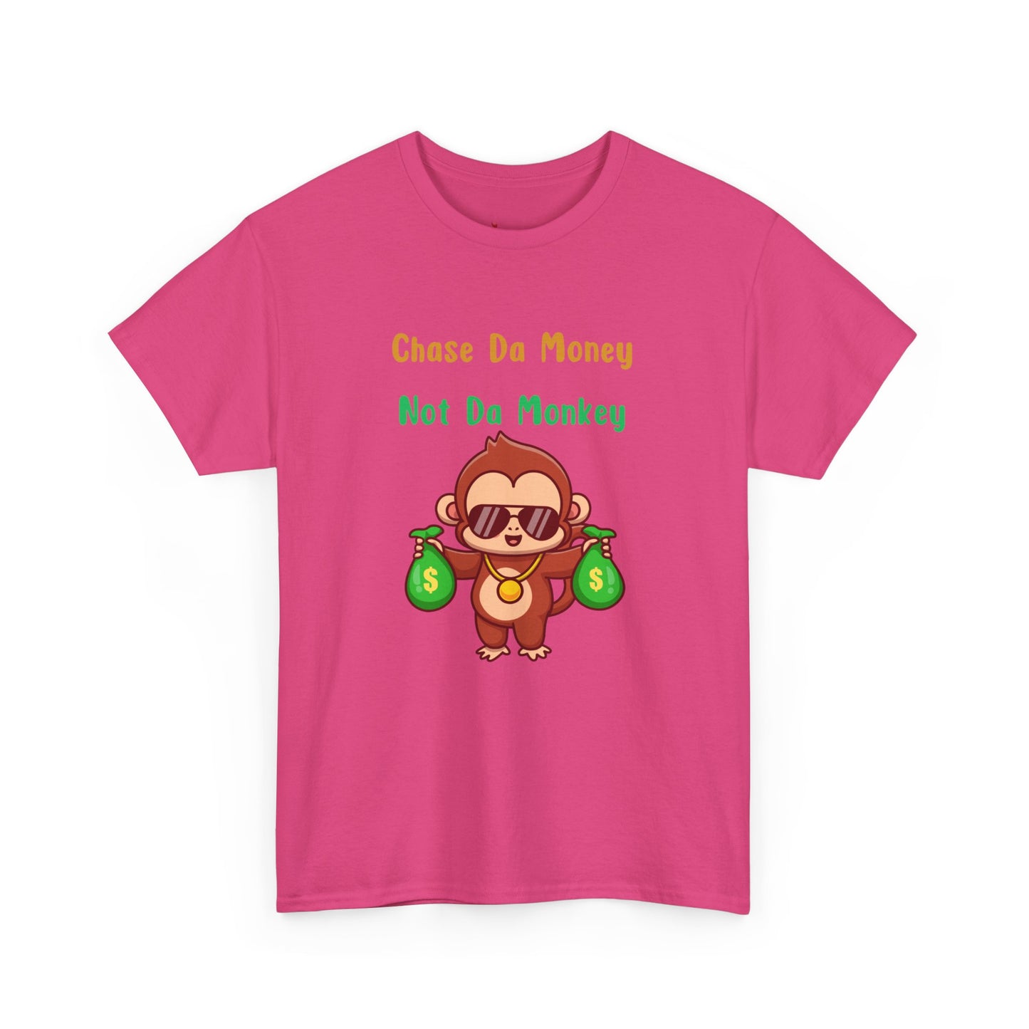 Chase Da Money Unisex Heavy Cotton Tee - Fun & Playful Graphic Shirt
