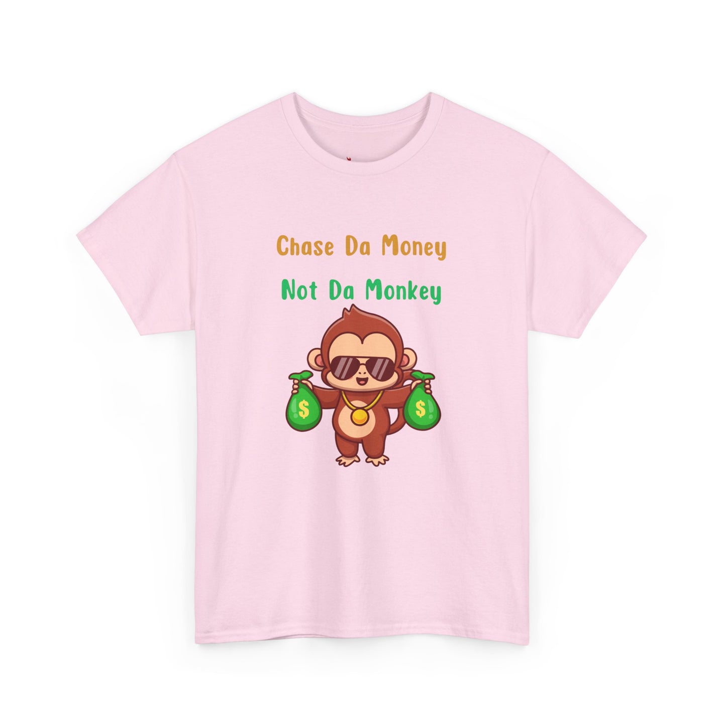 Chase Da Money Unisex Heavy Cotton Tee - Fun & Playful Graphic Shirt