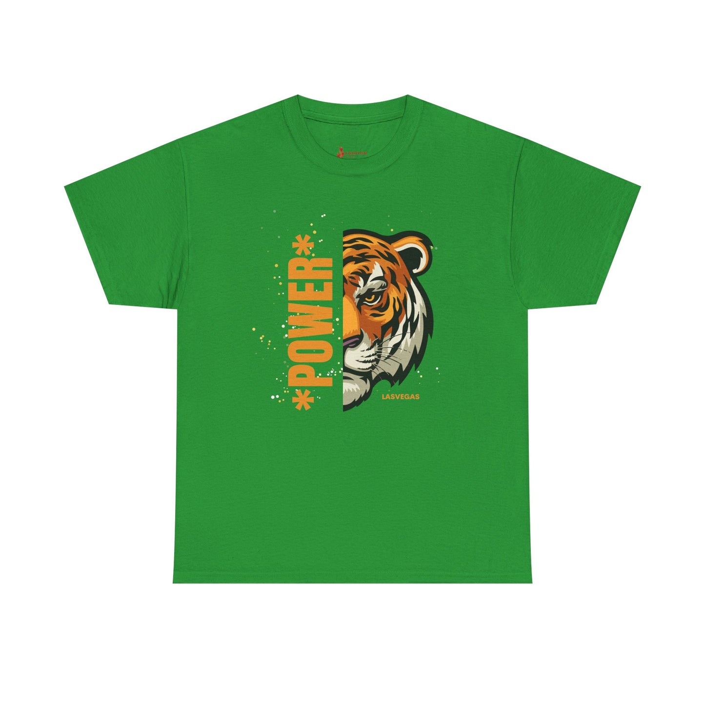 Big cat , Tiger of Casual Unisex Heavy Cotton Tee - Fun Graphics for Everyday Wear