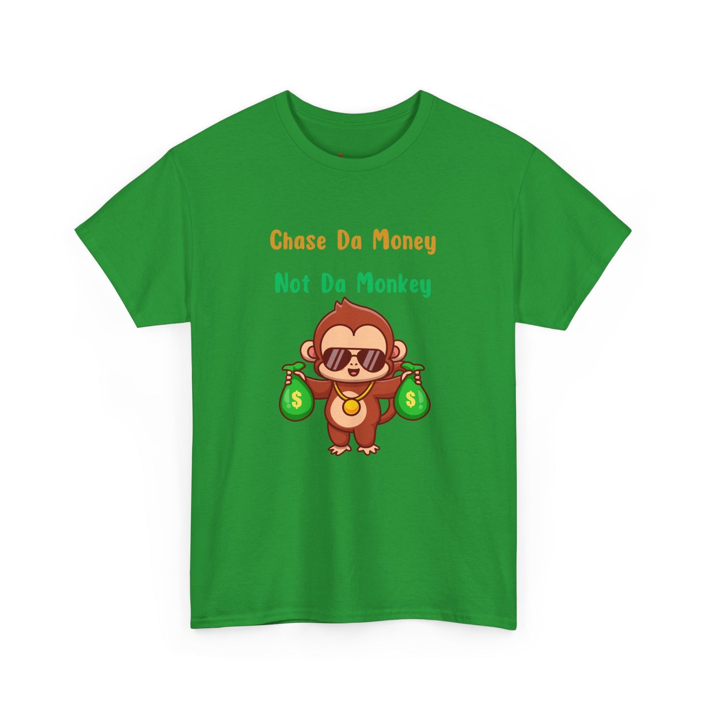 Chase Da Money Unisex Heavy Cotton Tee - Fun & Playful Graphic Shirt