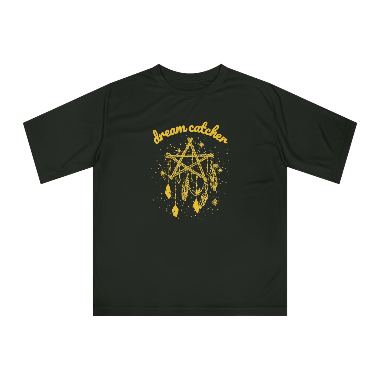 Dream Catcher Unisex Zone Performance T-shirt - Unique Graphic Tee for Wanderers and Dreamers
