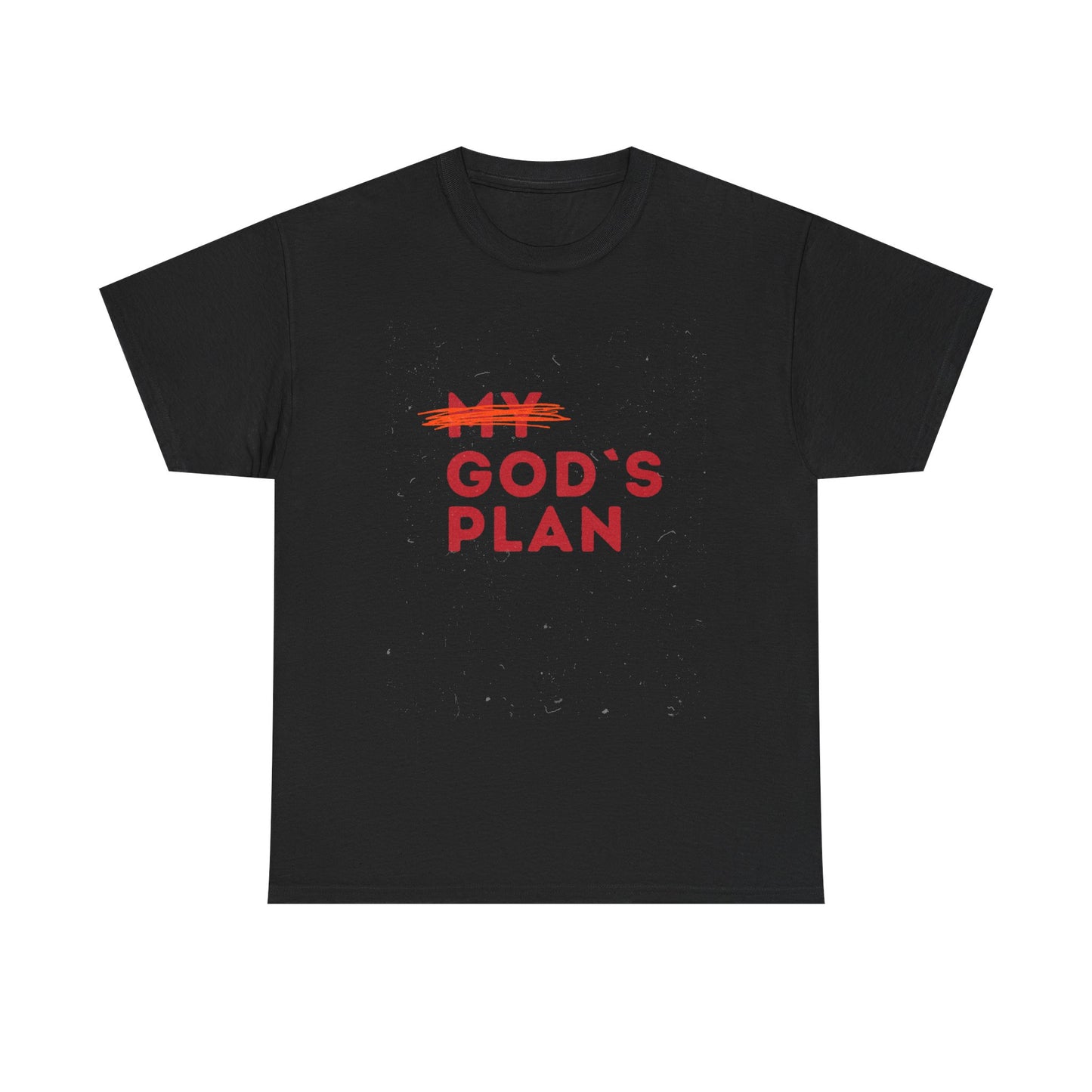 Gods plan/Inspirational Unisex Heavy Cotton Tee - My God's Plan, Casual Wear, Gift for Faith Lovers, Christian Apparel, Motivational Shirt