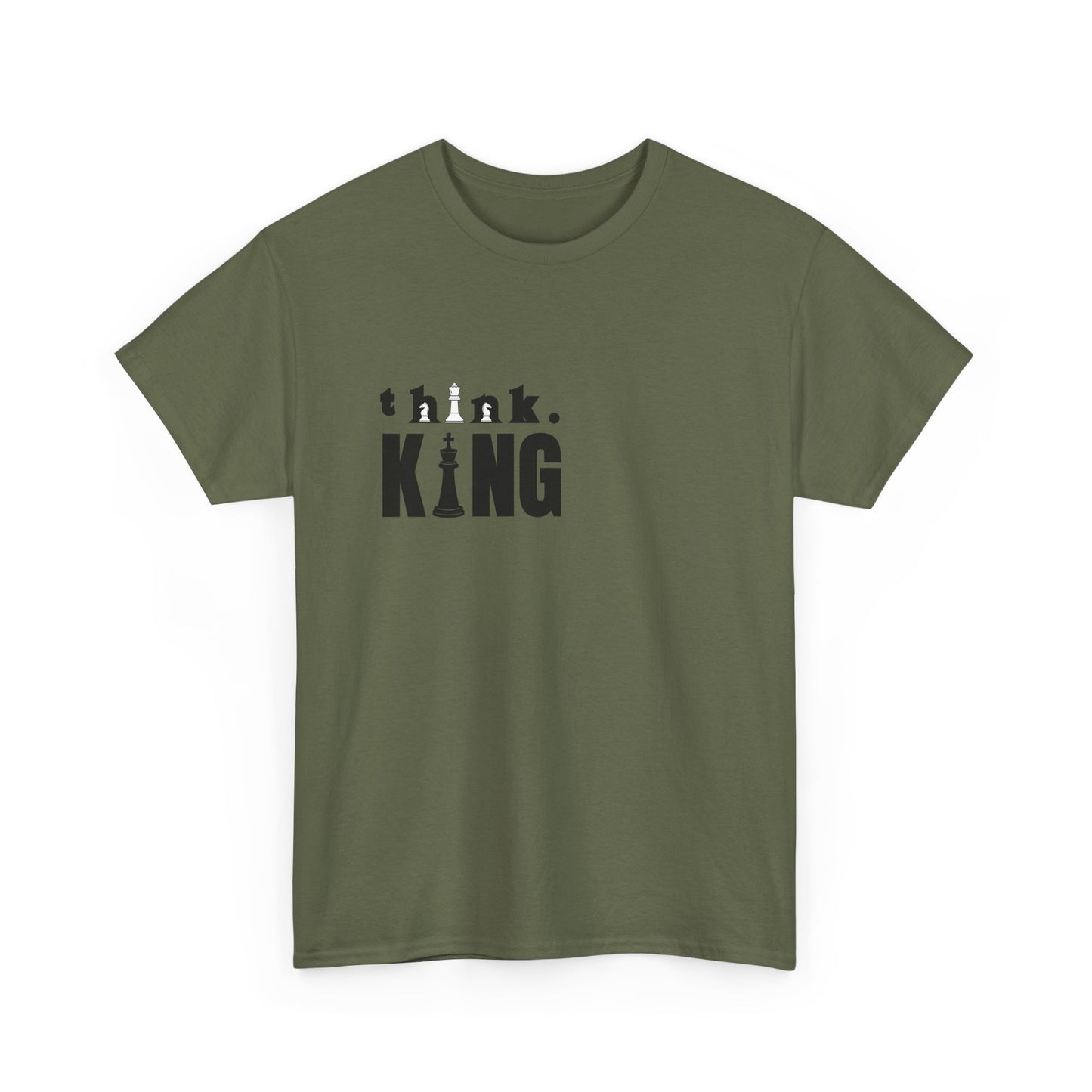 Think king Inspirational Faith & Empowerment Tee, Faith T-Shirt, Christian Apparel, Motivational Gift, Casual Wear, Youth Empowerment