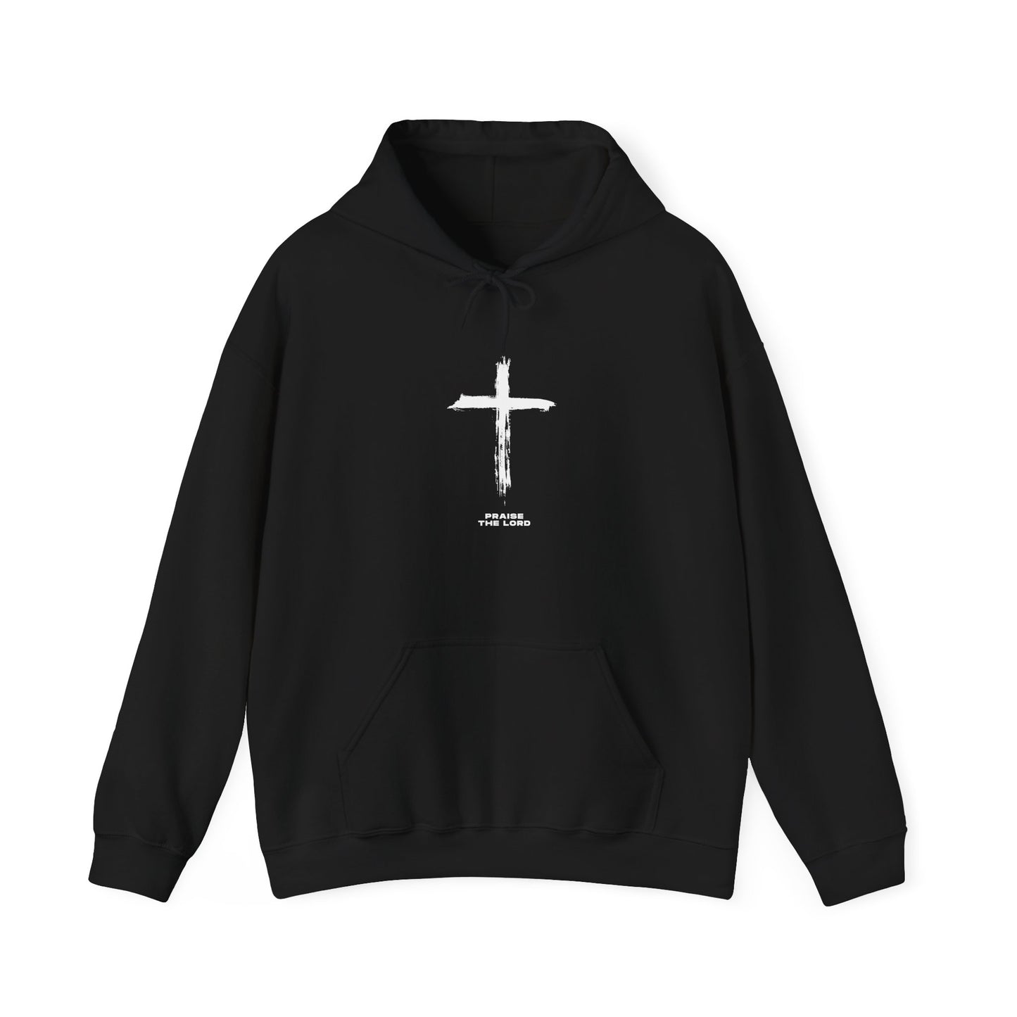 Faith-Inspired Unisex Heavy Blend™ Hooded Sweatshirt – Pray Work Trust God