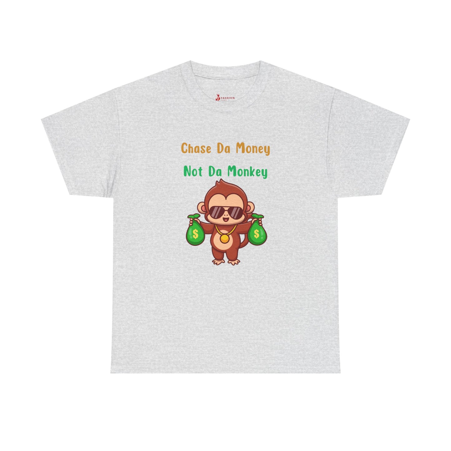 Chase Da Money Unisex Heavy Cotton Tee - Fun & Playful Graphic Shirt
